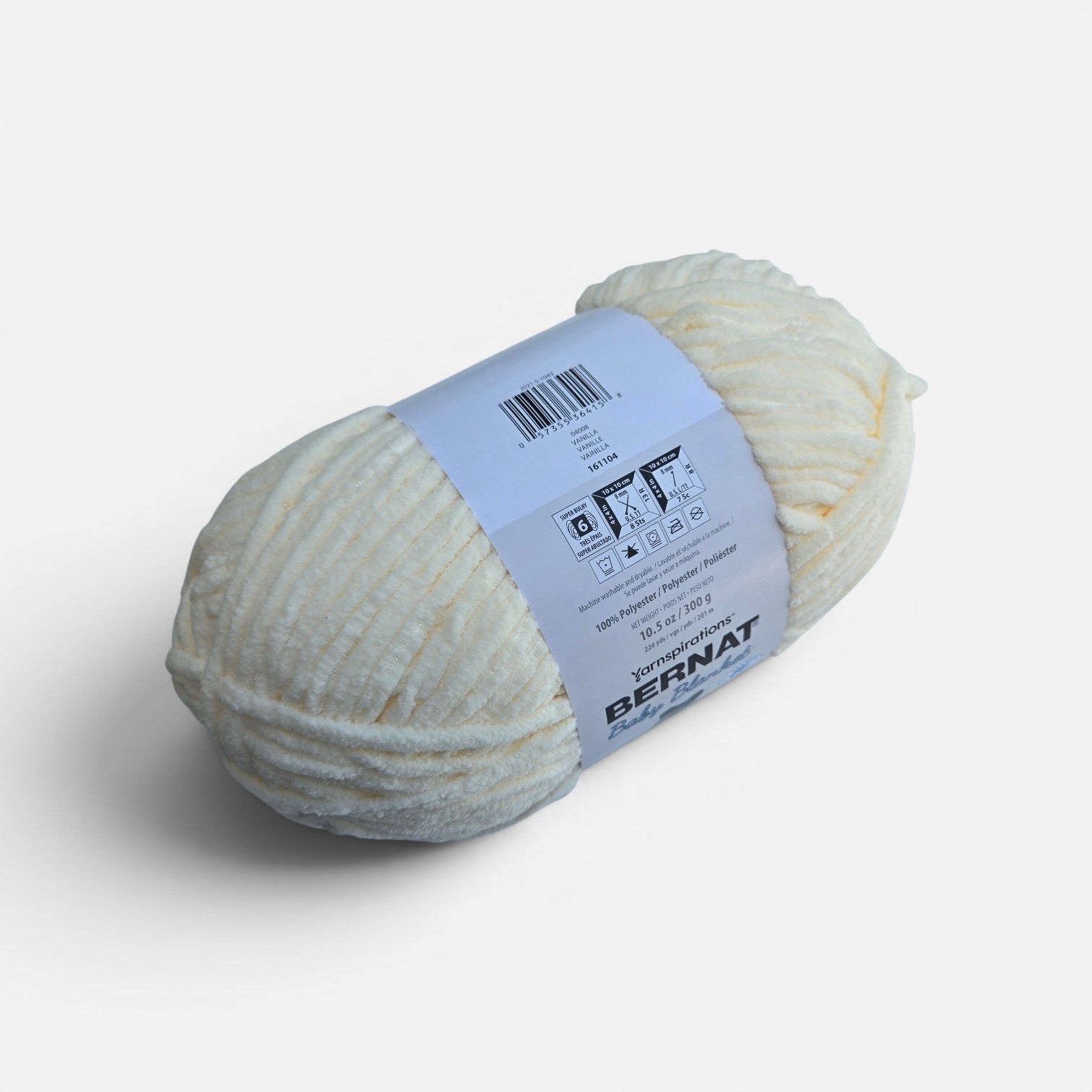 Bernat Baby Blanket Yarn – Super Bulky #6 Chenille Yarn | Ultra Soft Polyester Yarn for Knitting, Crochet & Blankets.
