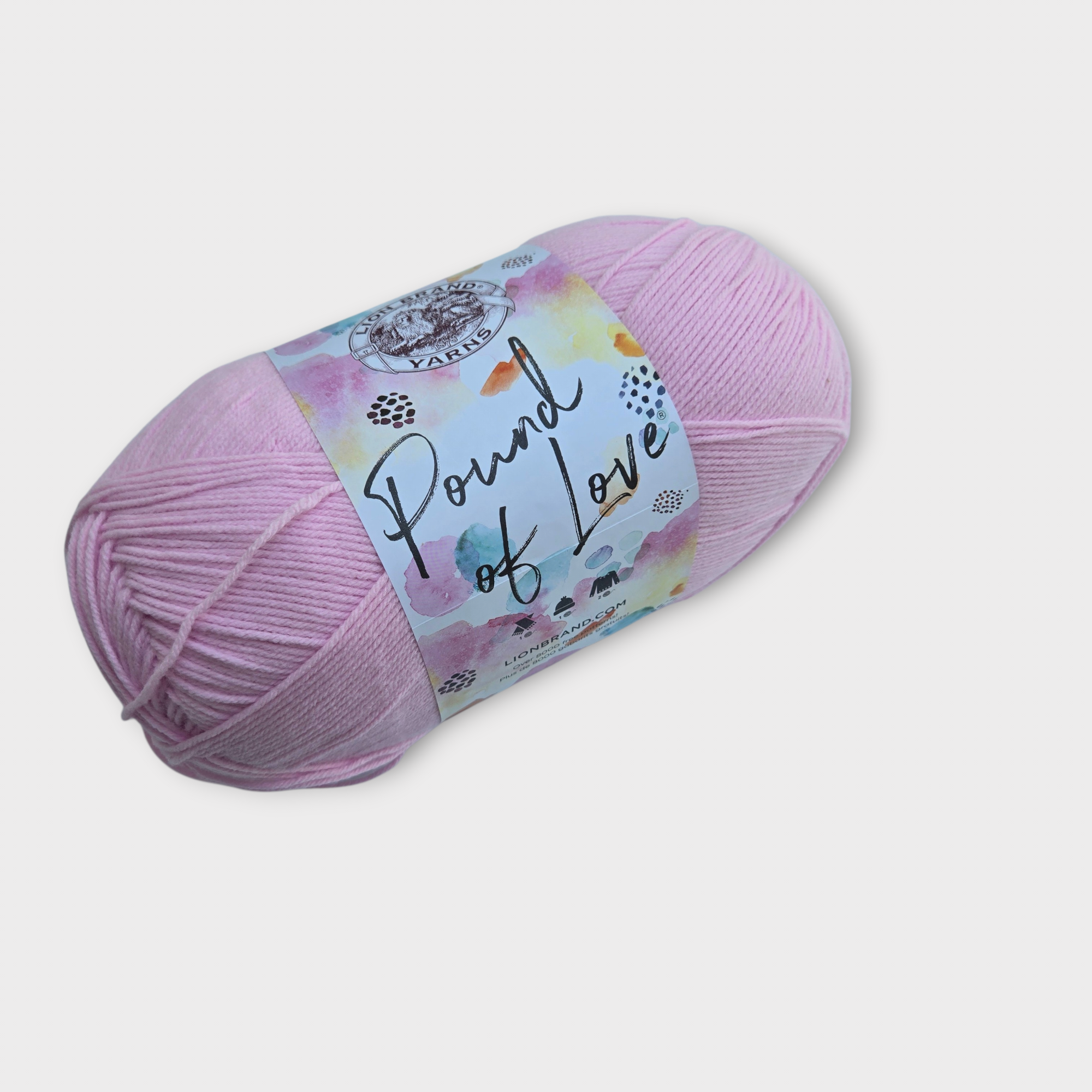 Pound of Love Lion Brand Yarn, Worsted Weight Yarn, CHOOSE Color