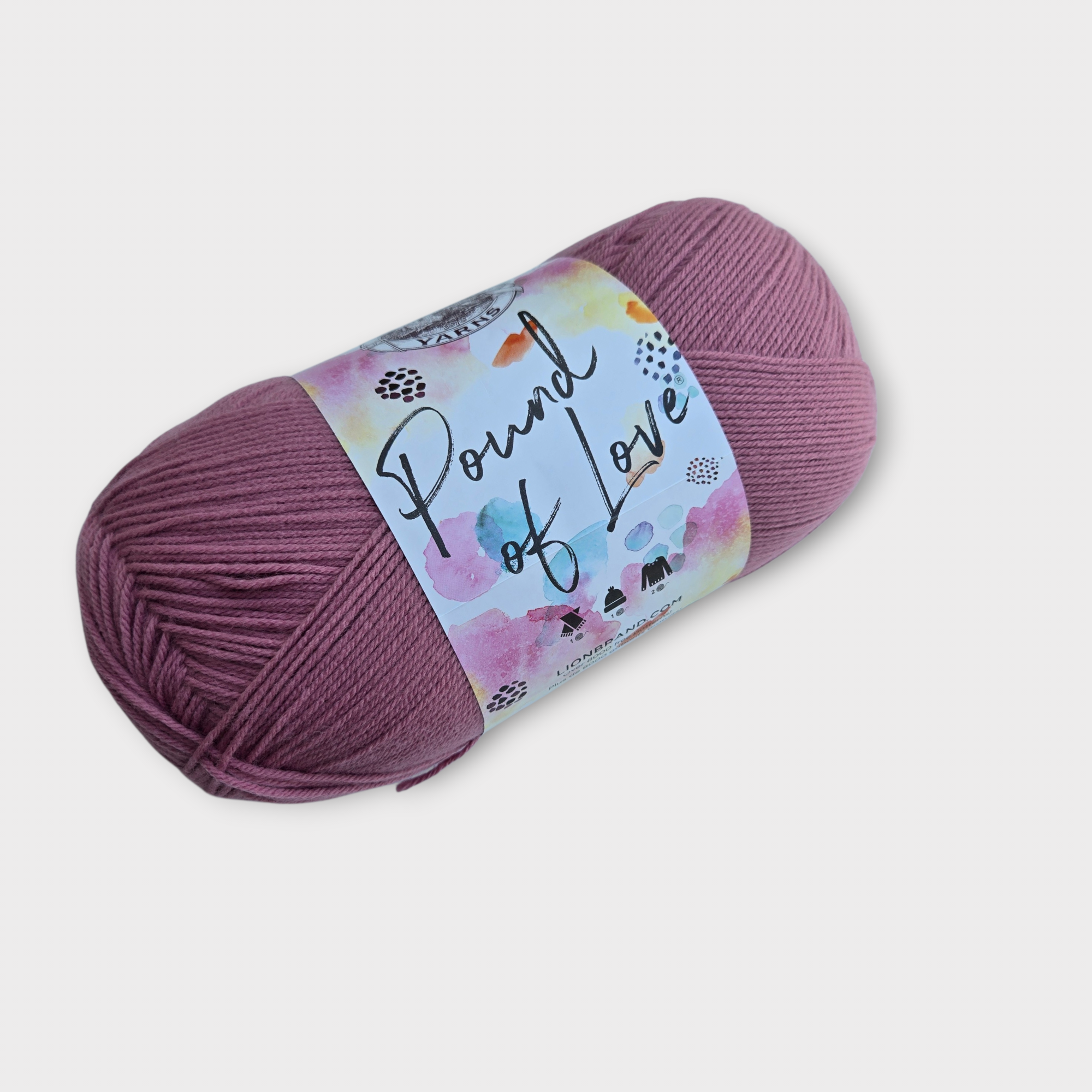 Pound of Love Lion Brand Yarn, Worsted Weight Yarn, CHOOSE Color