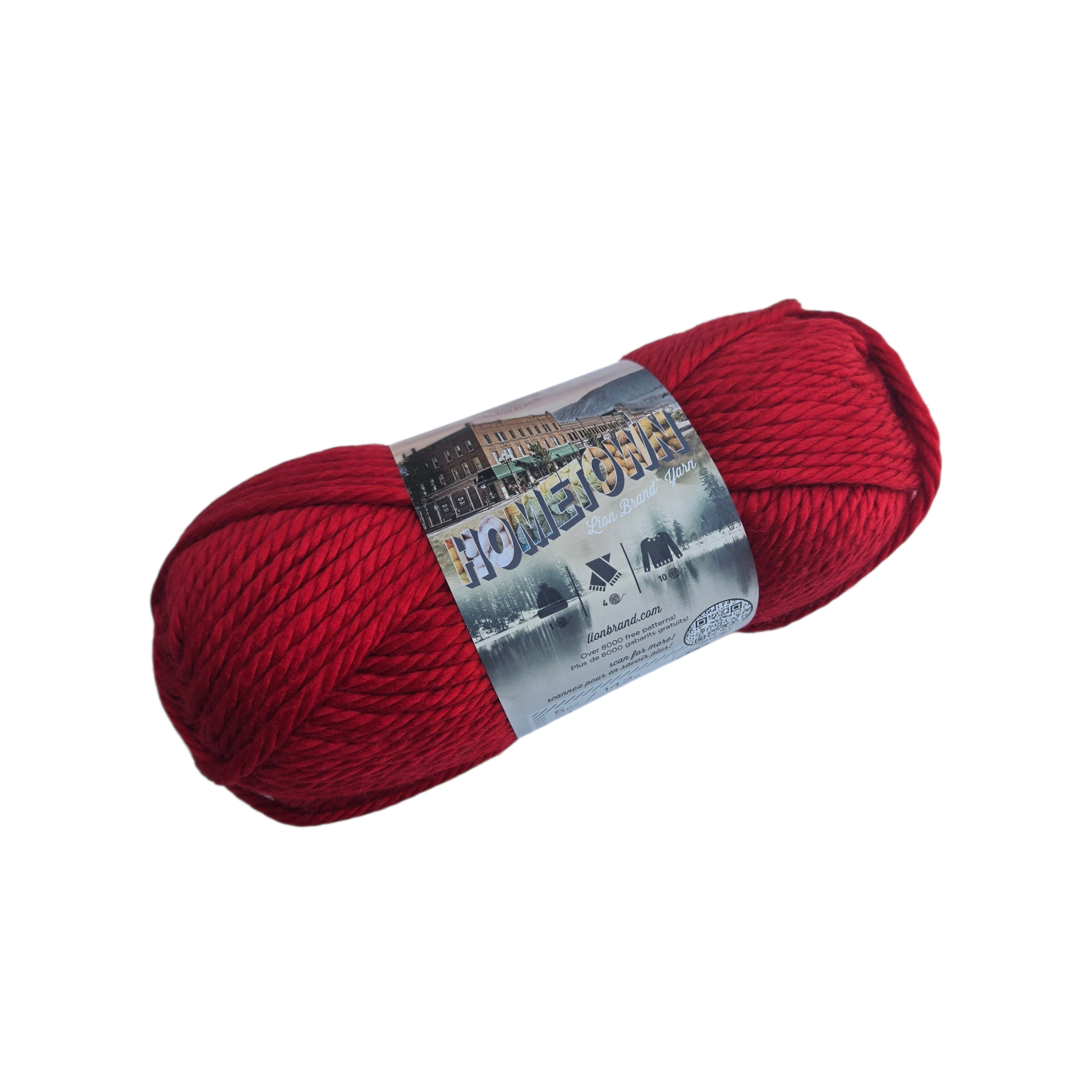 HOMETOWN Yarn Lion Brand, 5oz /142g Acrylic Yarn for Crochet and Knitting