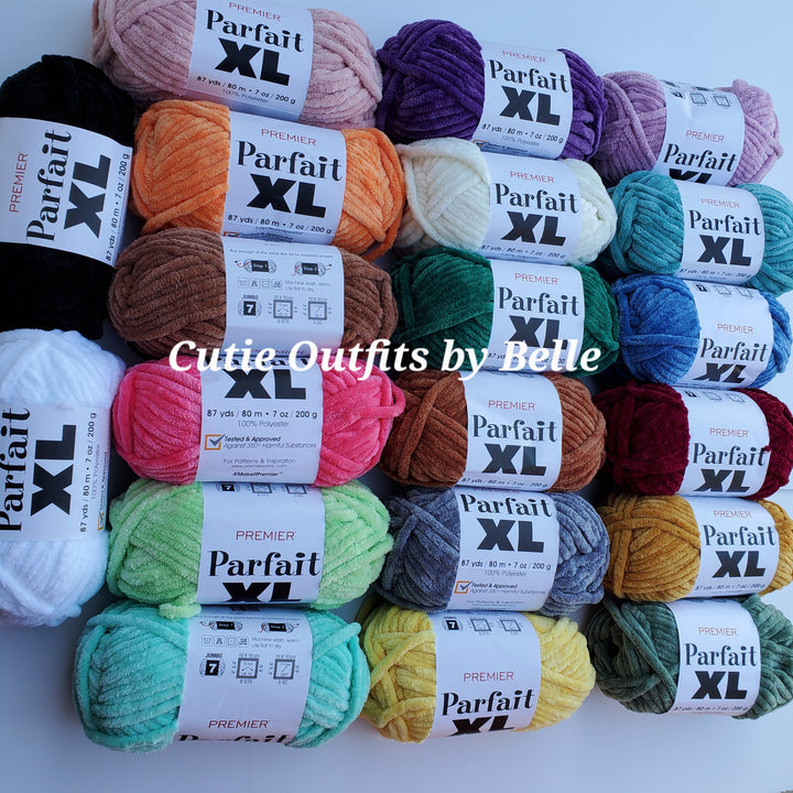 PARFAIT XL JUMBO PREMIER YARNS, Knitting Chunky Yarn, Crochet Chunky Yarns