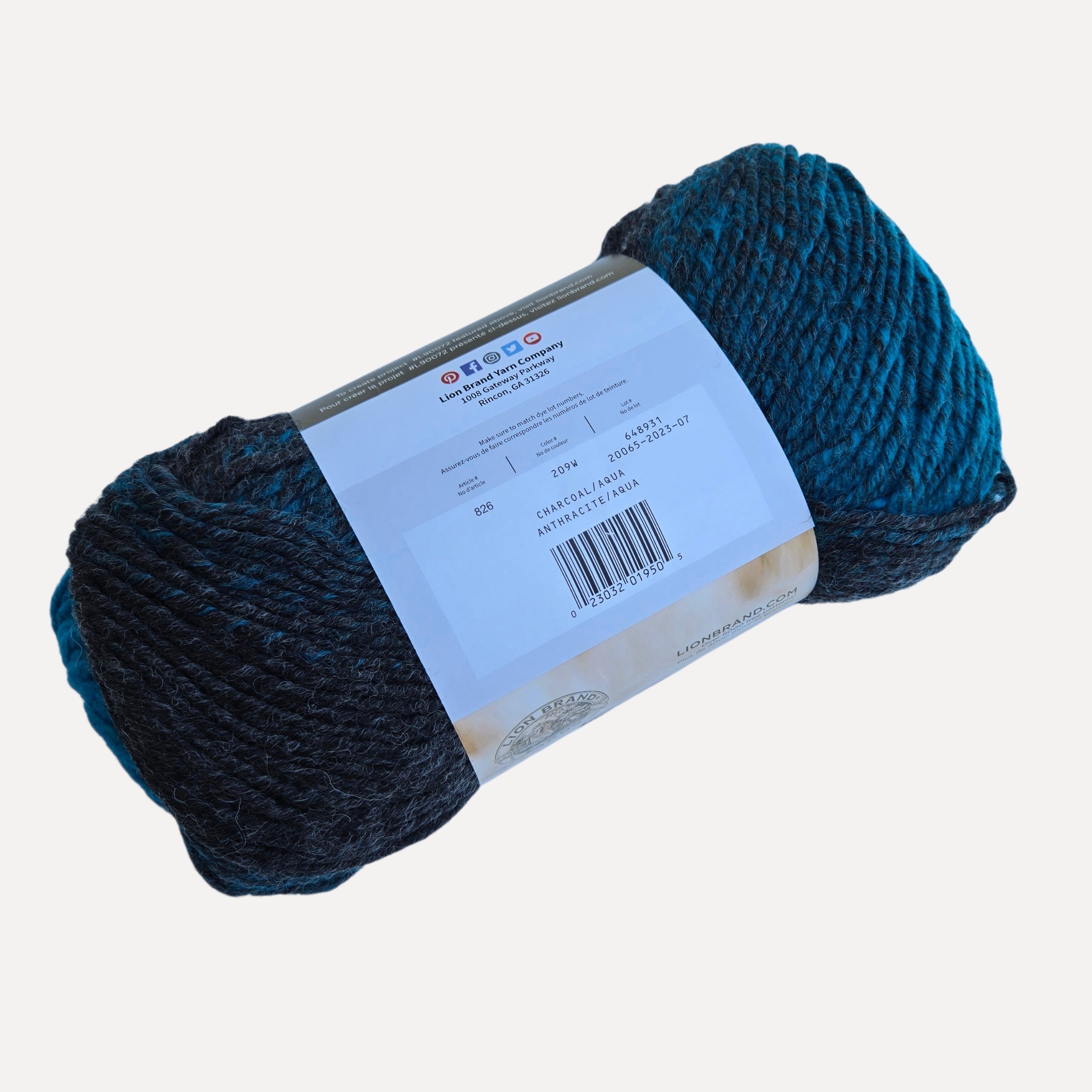 Lion Brand Scarfie Yarn Soft Ombré Wool Blend