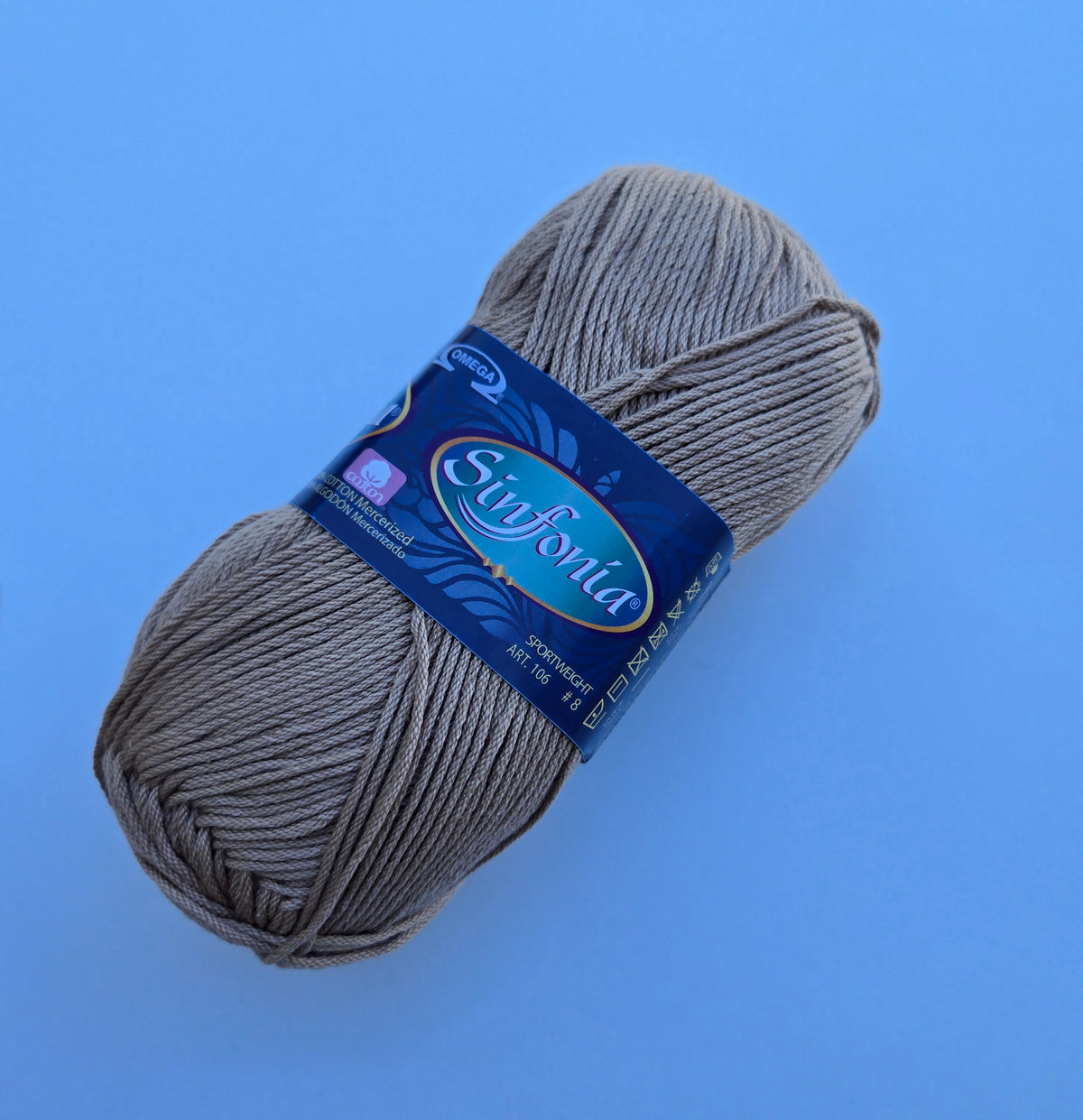 VARIEGATED and Solids Sinfonia Cotton Yarn,  Crochet Knitting Yarn, DK Sportweight