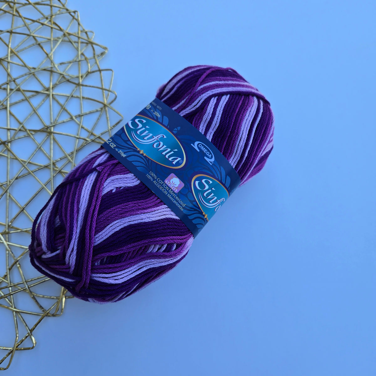 Variegated Purple Lilac 847 Sinfonia Cotton Yarn