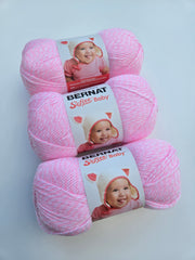 3PACK Bernat Softee Baby Yarn,  5oz/140g Acrylic Light Weight Yarn