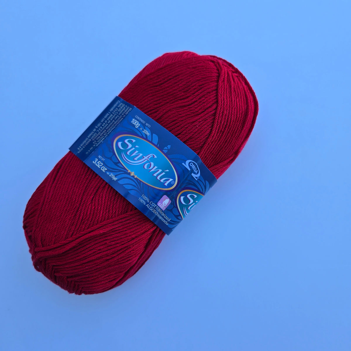 Sinfonia Cotton Yarn, Soft Dk Crochet and Knitting Yarn, Sportweight Lightweight Yarn