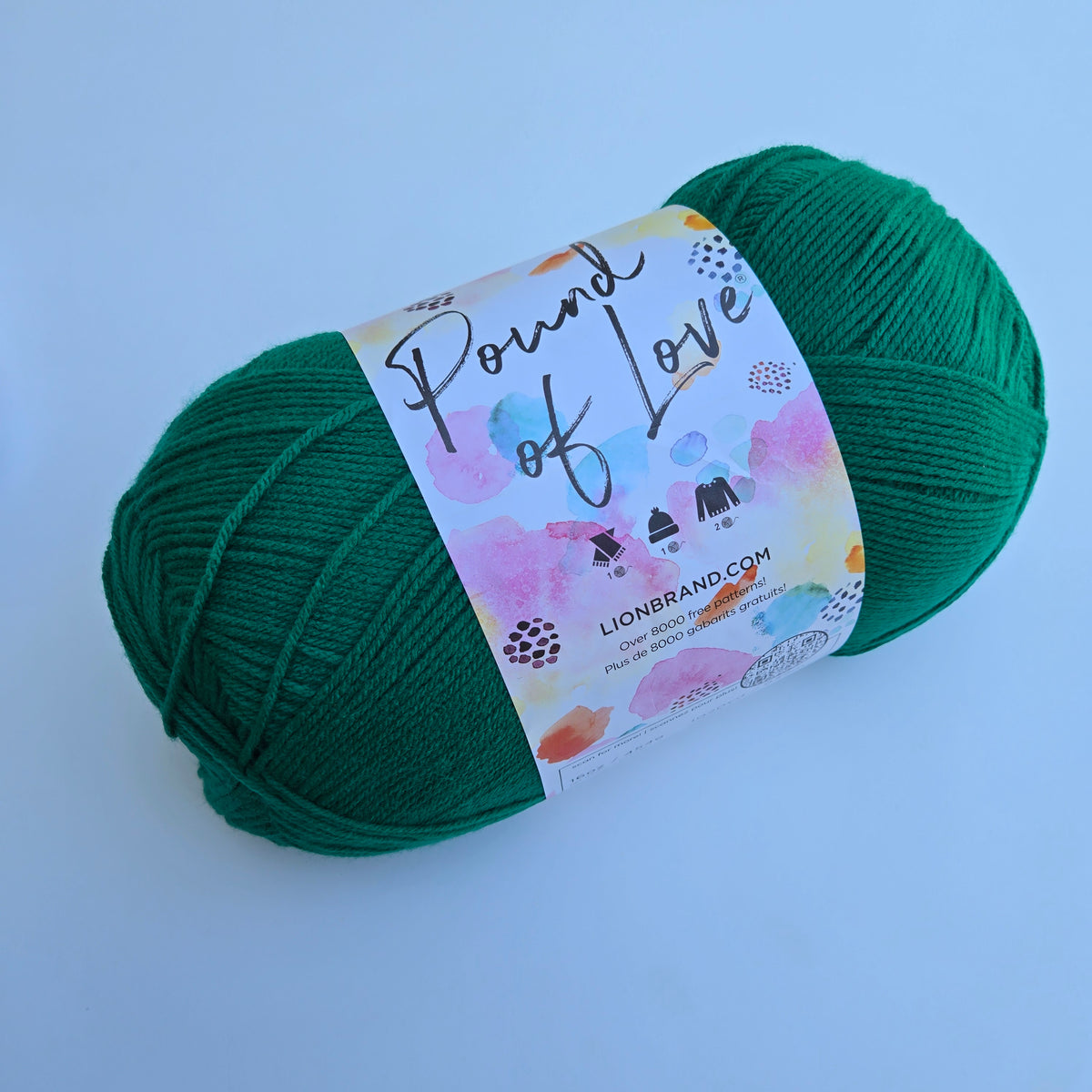 Pound of Love Lion Brand Yarn, Worsted Weight Yarn, CHOOSE Color