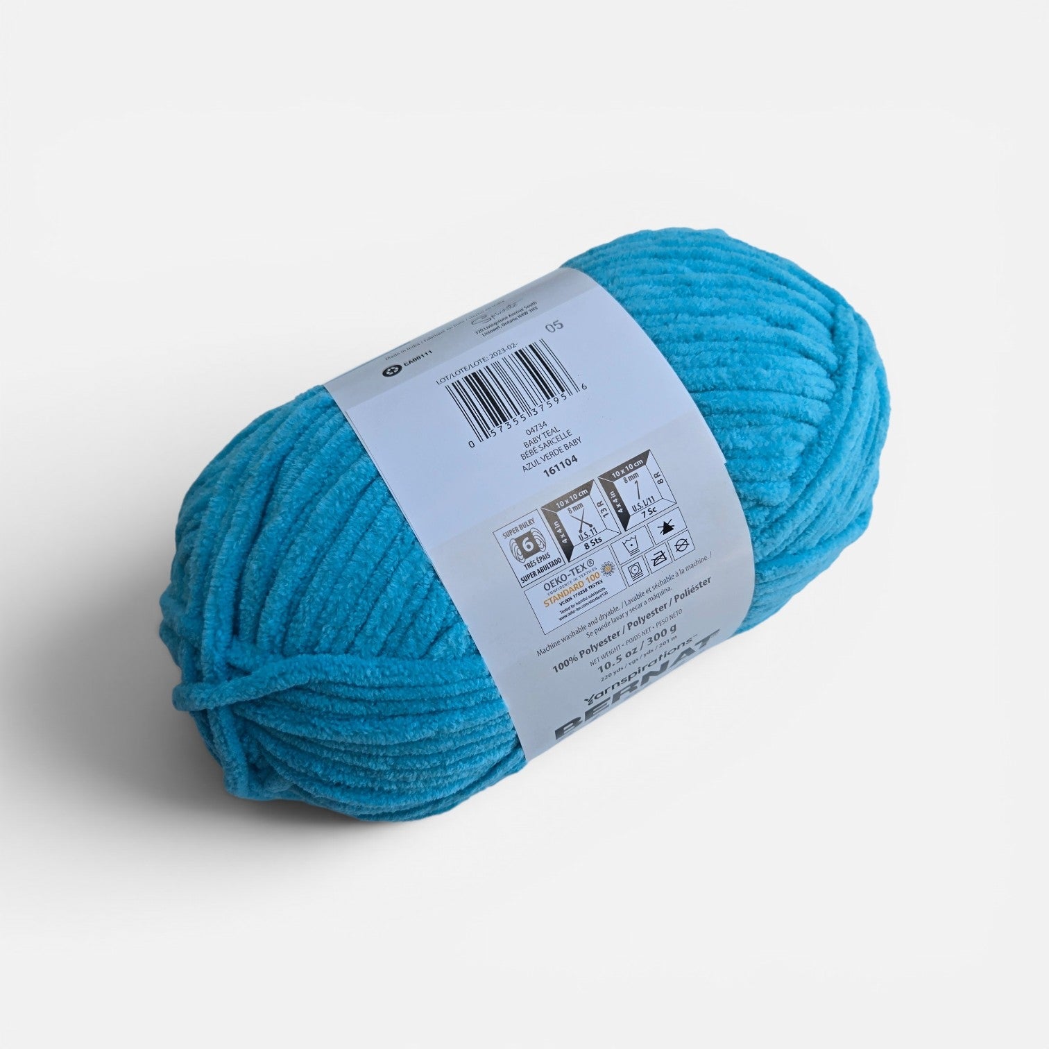 Bernat Baby Blanket Yarn – Super Bulky #6 Chenille Yarn | Ultra Soft Polyester Yarn for Knitting, Crochet & Blankets.