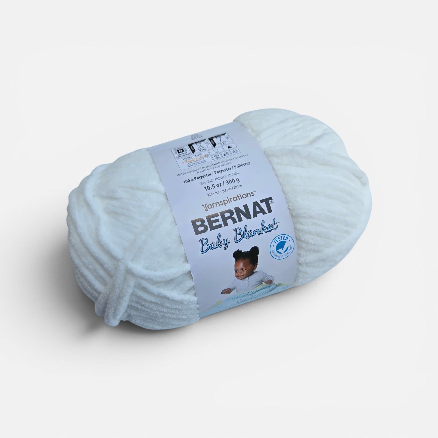 Bernat Baby Blanket Yarn – Super Bulky #6 Chenille Yarn | Ultra Soft Polyester Yarn for Knitting, Crochet & Blankets.