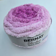 Bernat Blanket Extra Thick Yarn –Jumbo #7 Super Bulky- Fushia