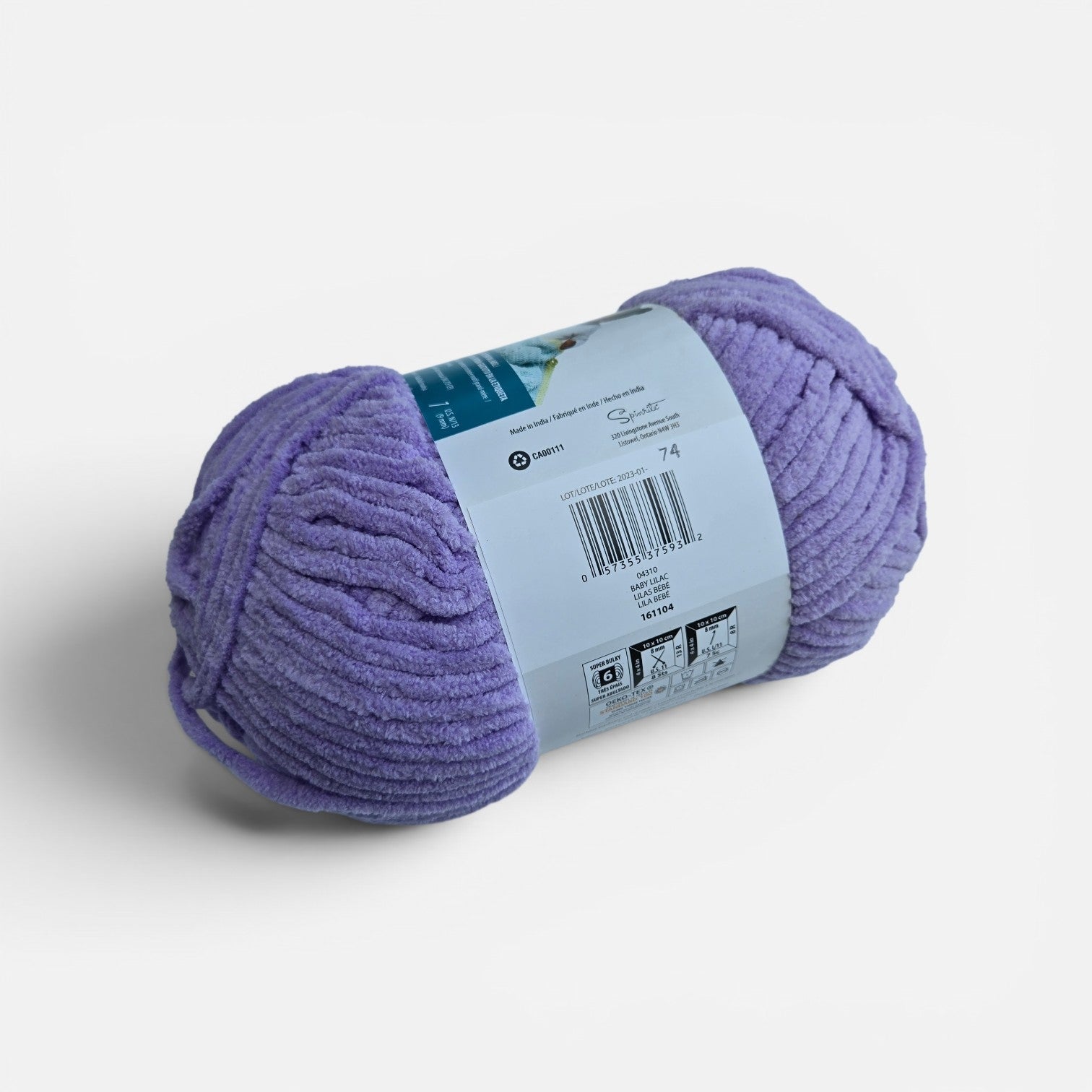Bernat Baby Blanket Yarn – Super Bulky #6 Chenille Yarn | Ultra Soft Polyester Yarn for Knitting, Crochet & Blankets.