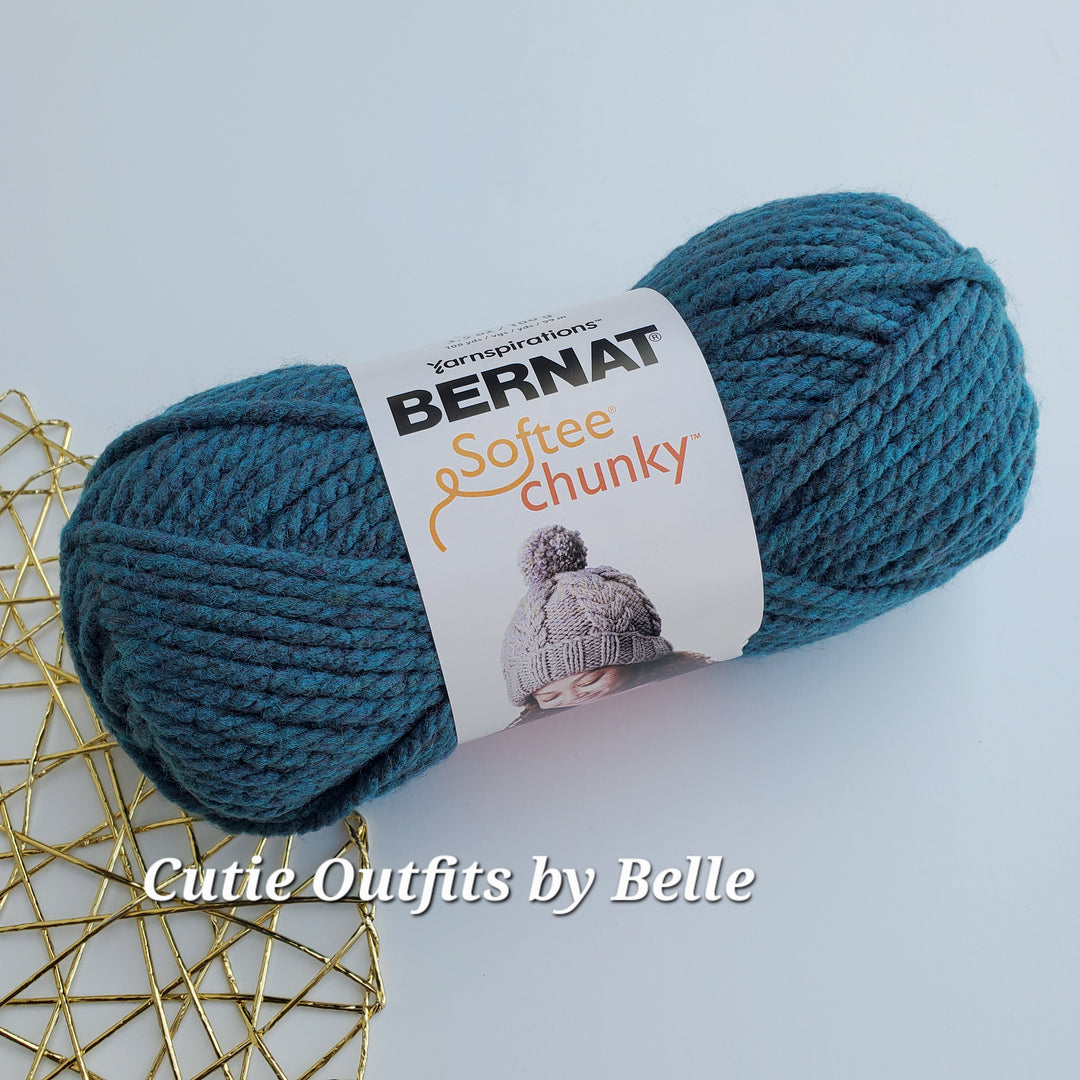 Bernat Softee Chunky  3.5 oz/100g, Acrylic Crochet Yarn, Super Bulky #6 Knitting Yarn