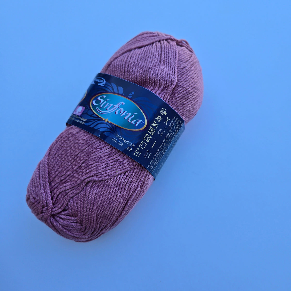 VARIEGATED and Solids Sinfonia Cotton Yarn,  Crochet Knitting Yarn, DK Sportweight