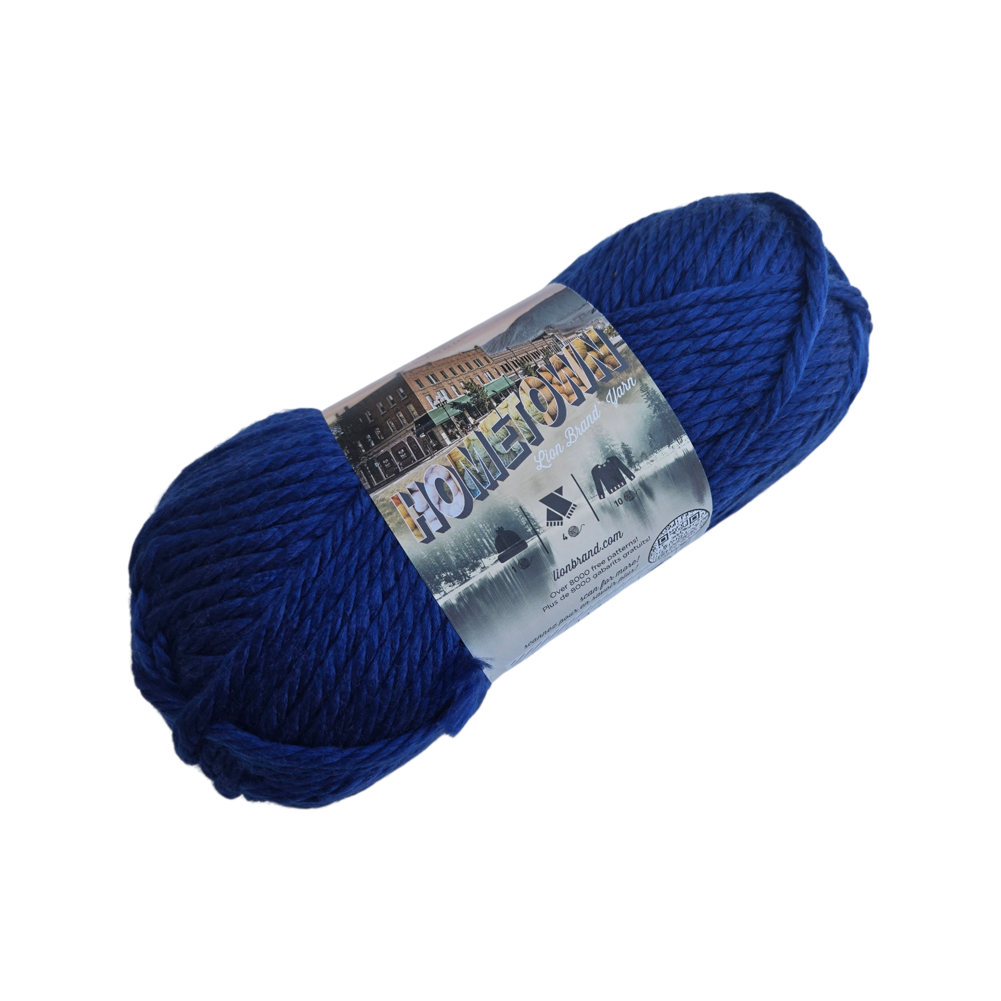 HOMETOWN Yarn Lion Brand, 5oz /142g Acrylic Yarn for Crochet and Knitting
