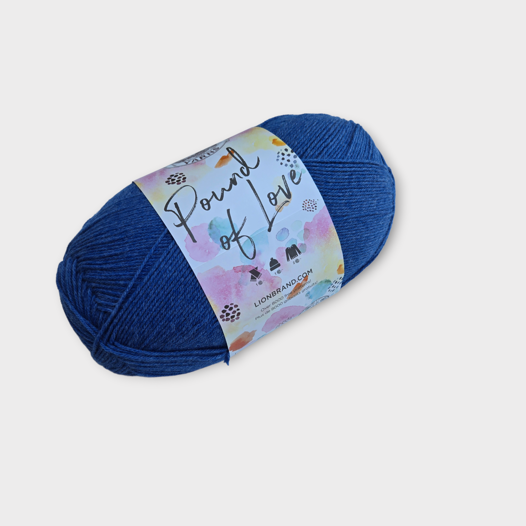Pound of Love Lion Brand Yarn, Worsted Weight Yarn, CHOOSE Color