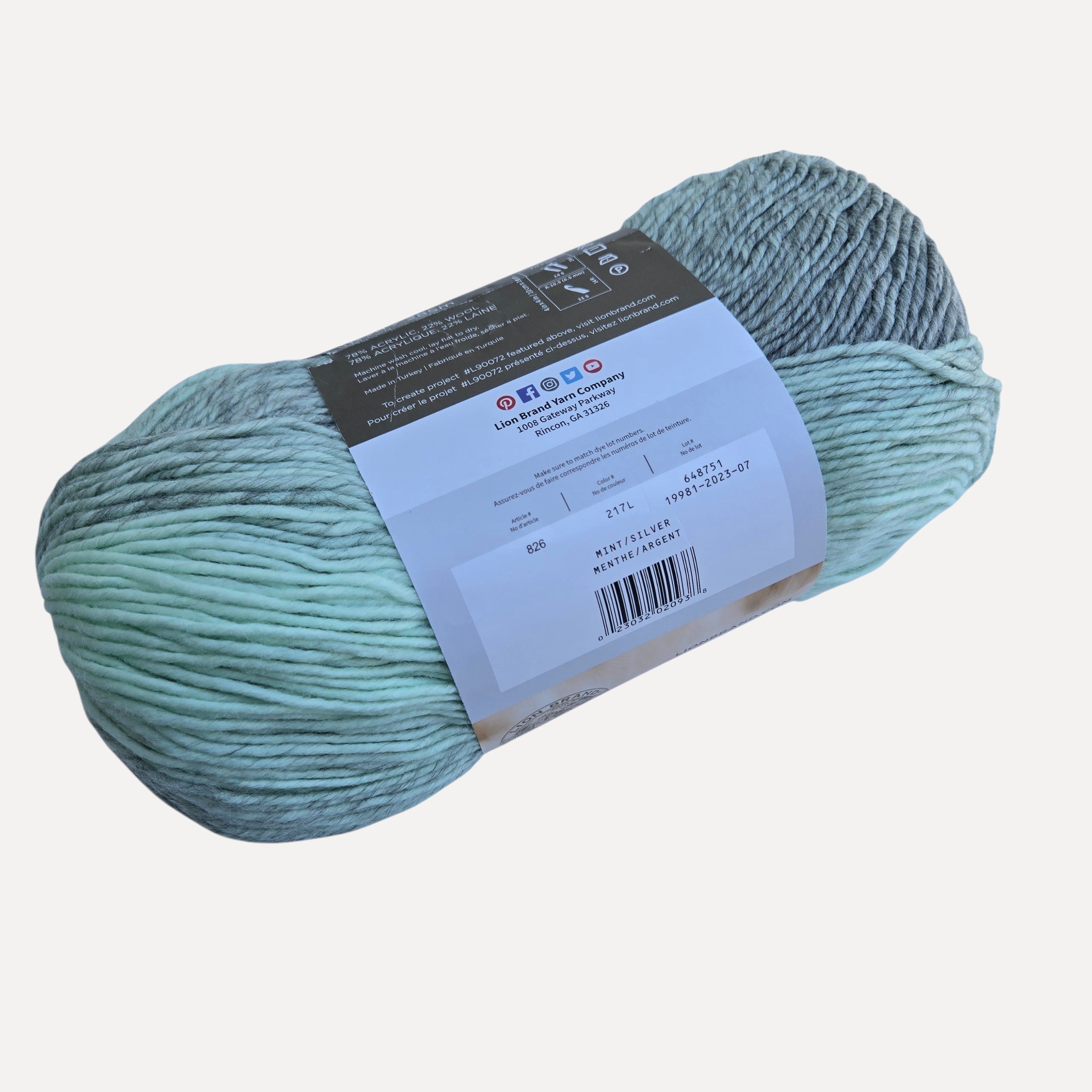 Lion Brand Scarfie Yarn Soft Ombré Wool Blend