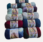 Lion Brand Scarfie Yarn Soft Ombré Wool Blend