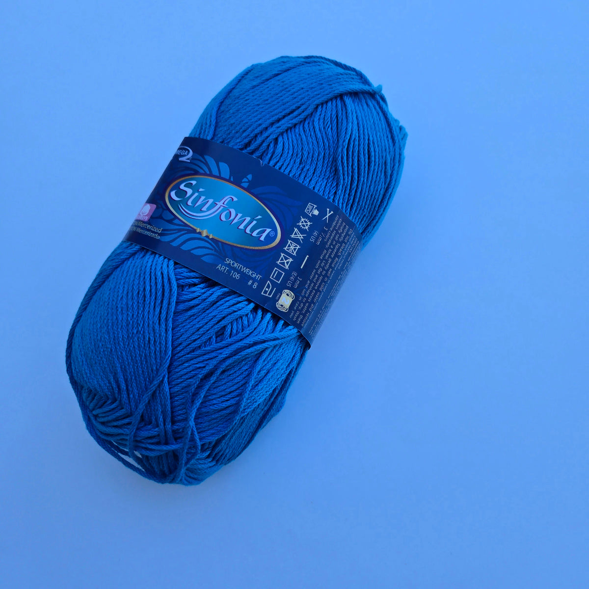 VARIEGATED and Solids Sinfonia Cotton Yarn,  Crochet Knitting Yarn, DK Sportweight