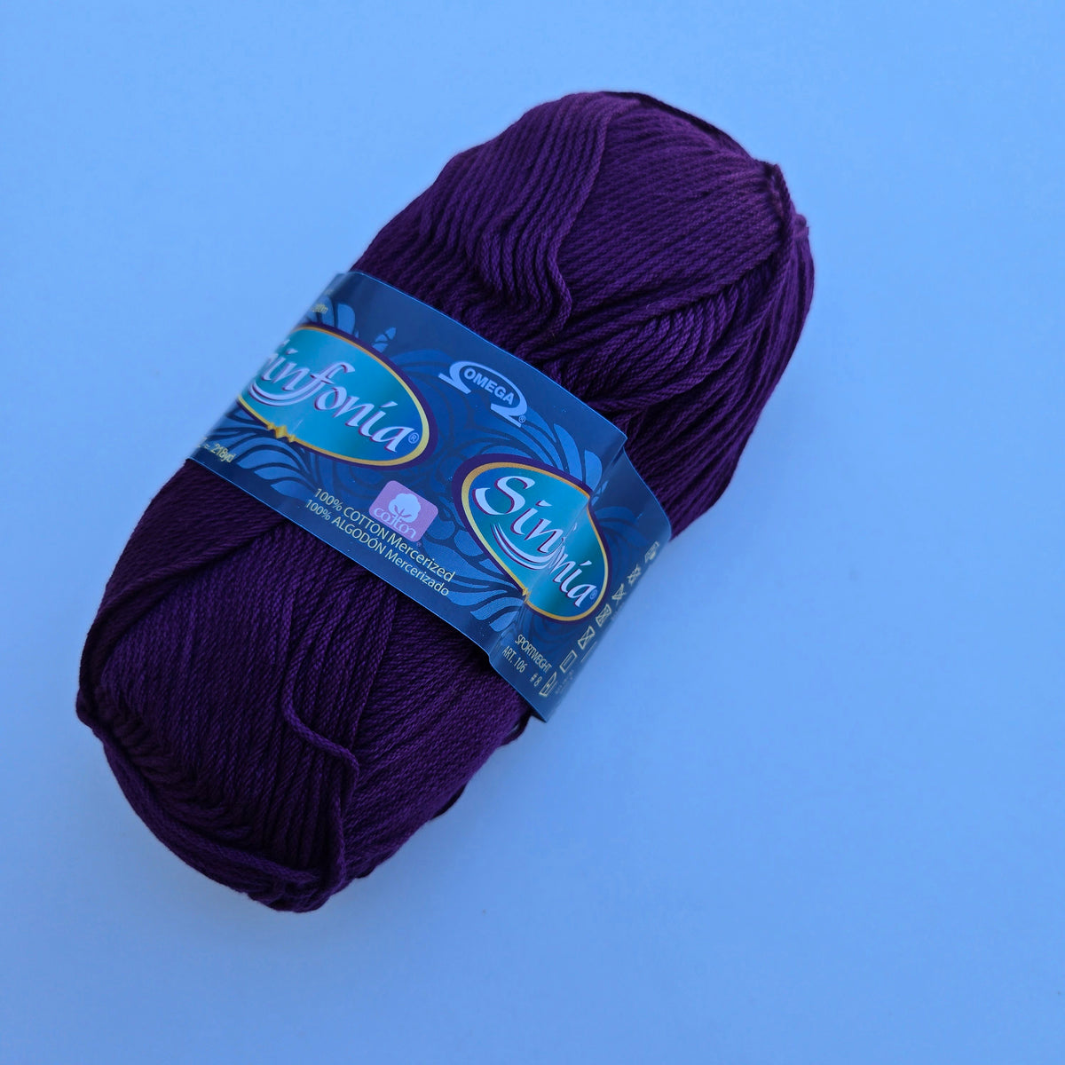 VARIEGATED and Solids Sinfonia Cotton Yarn,  Crochet Knitting Yarn, DK Sportweight