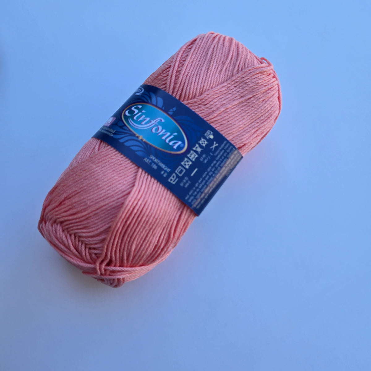 VARIEGATED and Solids Sinfonia Cotton Yarn,  Crochet Knitting Yarn, DK Sportweight
