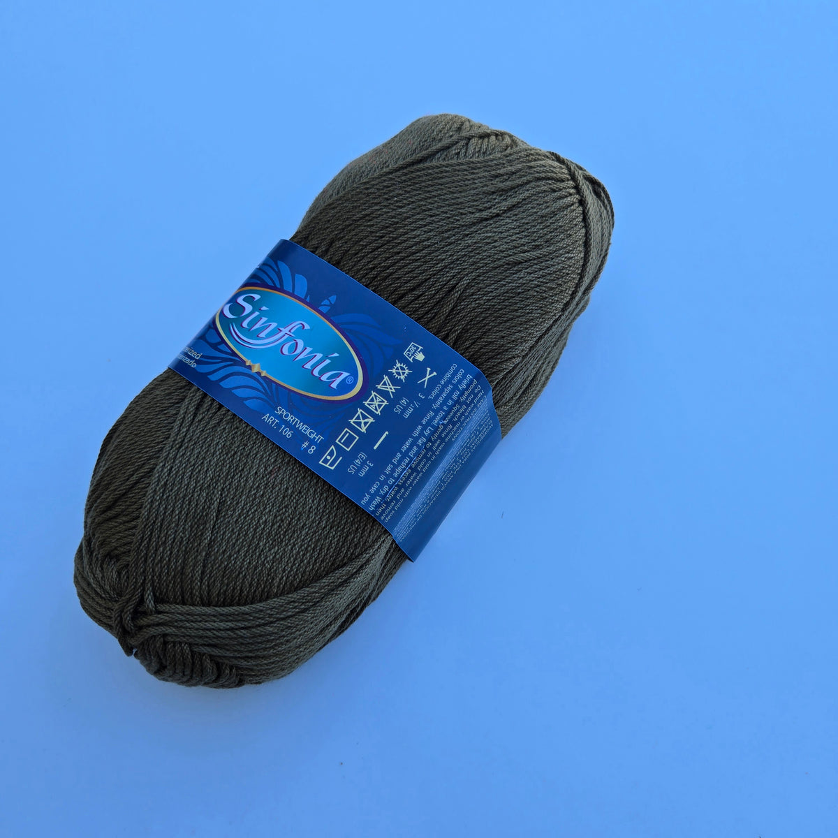 VARIEGATED and Solids Sinfonia Cotton Yarn,  Crochet Knitting Yarn, DK Sportweight