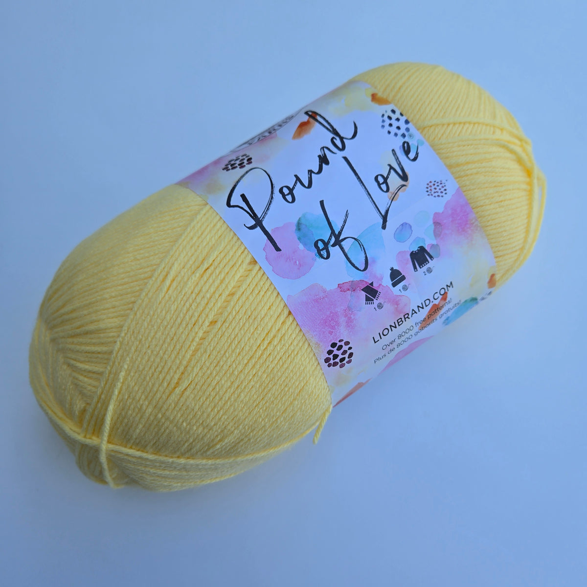 Pound of Love Lion Brand Yarn, Worsted Weight Yarn, CHOOSE Color