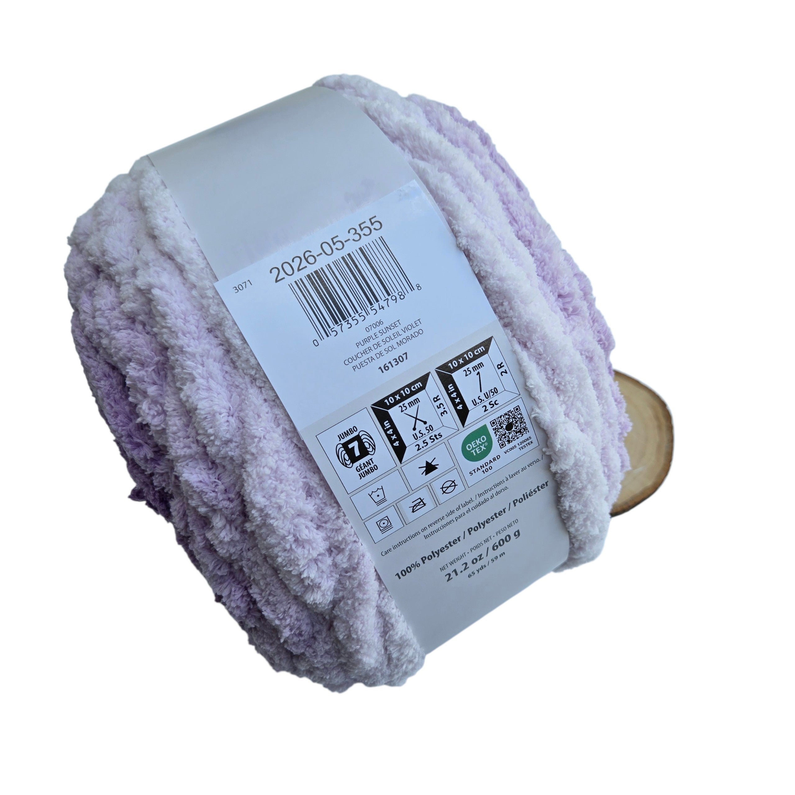 Bernat Blanket Extra Thick Yarn –Jumbo #7 Super Bulky-Purple Sunset
