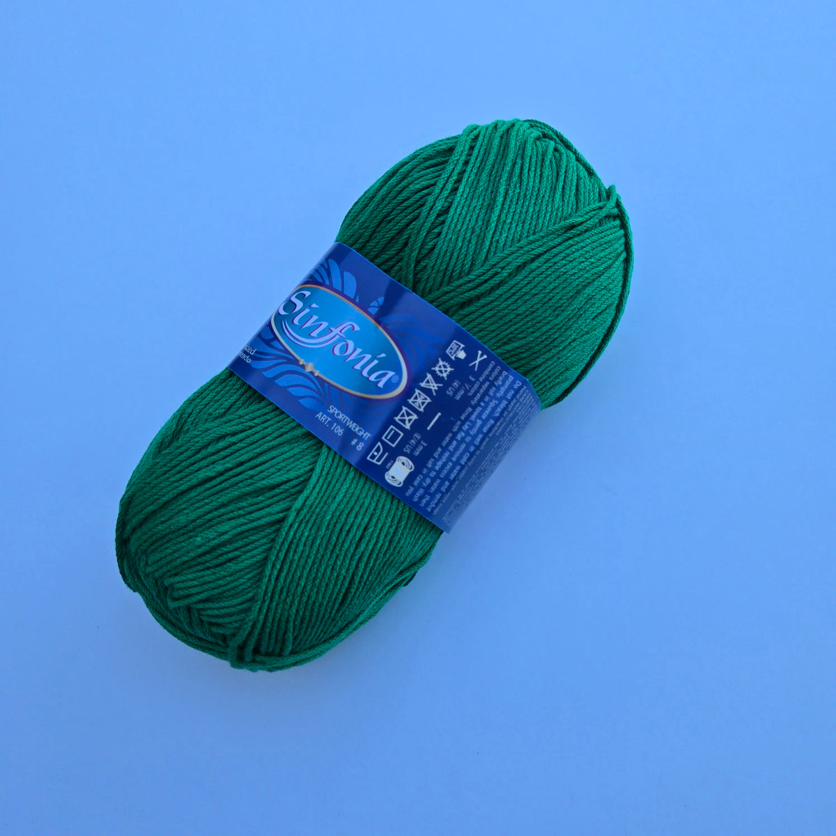 VARIEGATED and Solids Sinfonia Cotton Yarn,  Crochet Knitting Yarn, DK Sportweight
