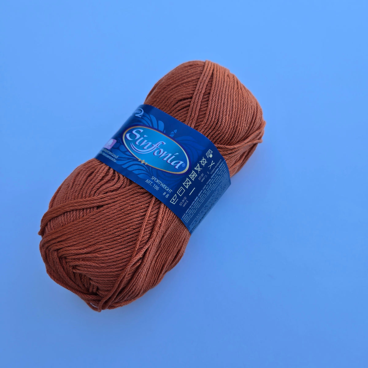 VARIEGATED and Solids Sinfonia Cotton Yarn,  Crochet Knitting Yarn, DK Sportweight