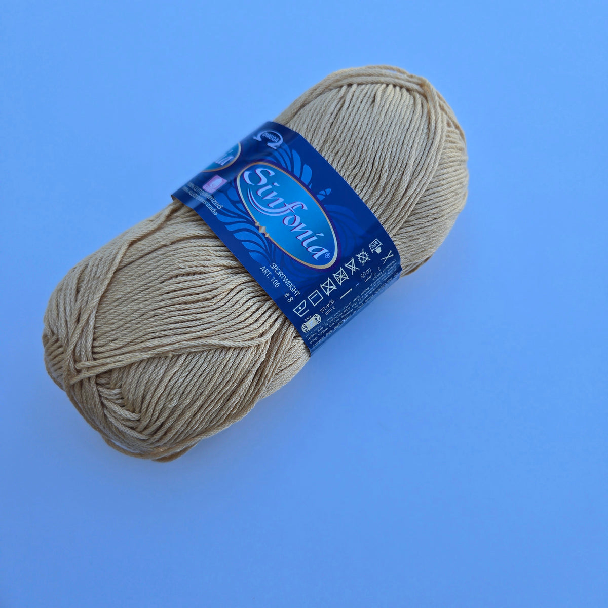 VARIEGATED and Solids Sinfonia Cotton Yarn,  Crochet Knitting Yarn, DK Sportweight