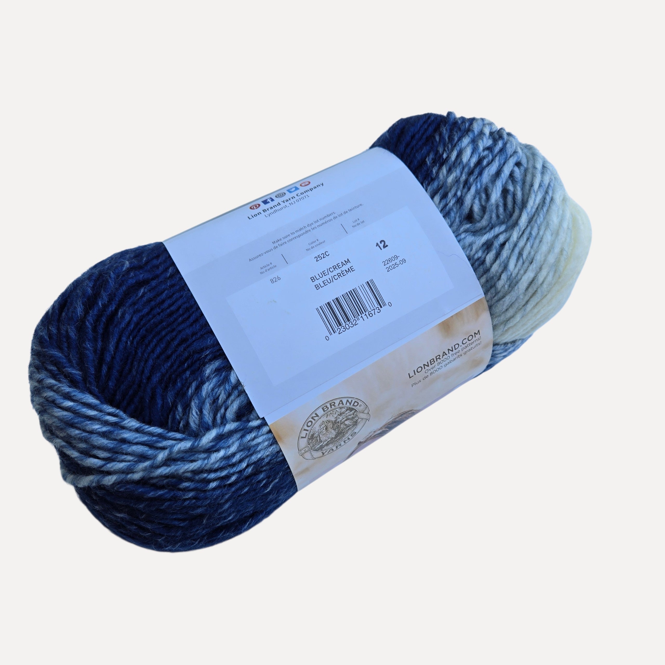 Lion Brand Scarfie Yarn Soft Ombré Wool Blend