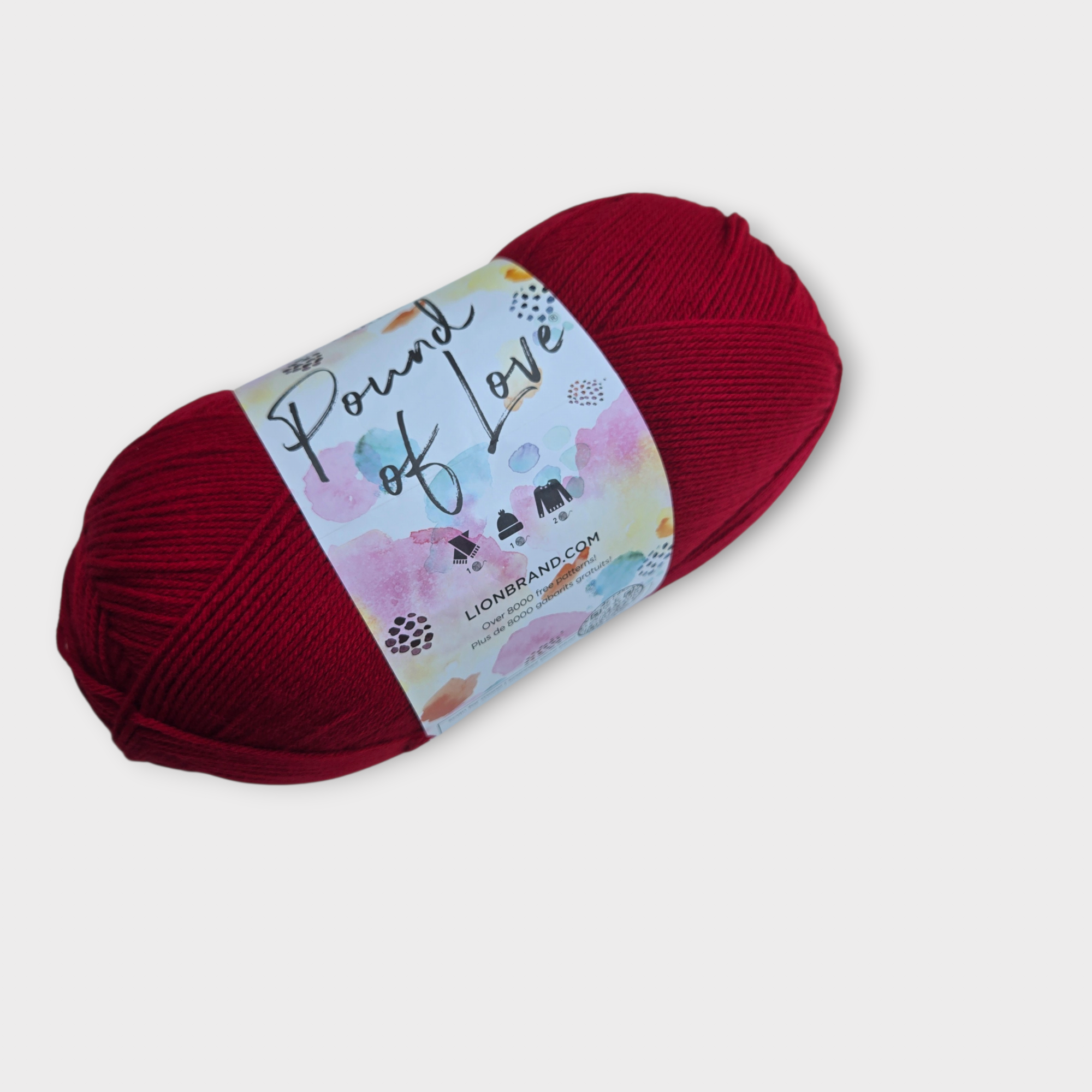 Pound of Love Lion Brand Yarn, Worsted Weight Yarn, CHOOSE Color