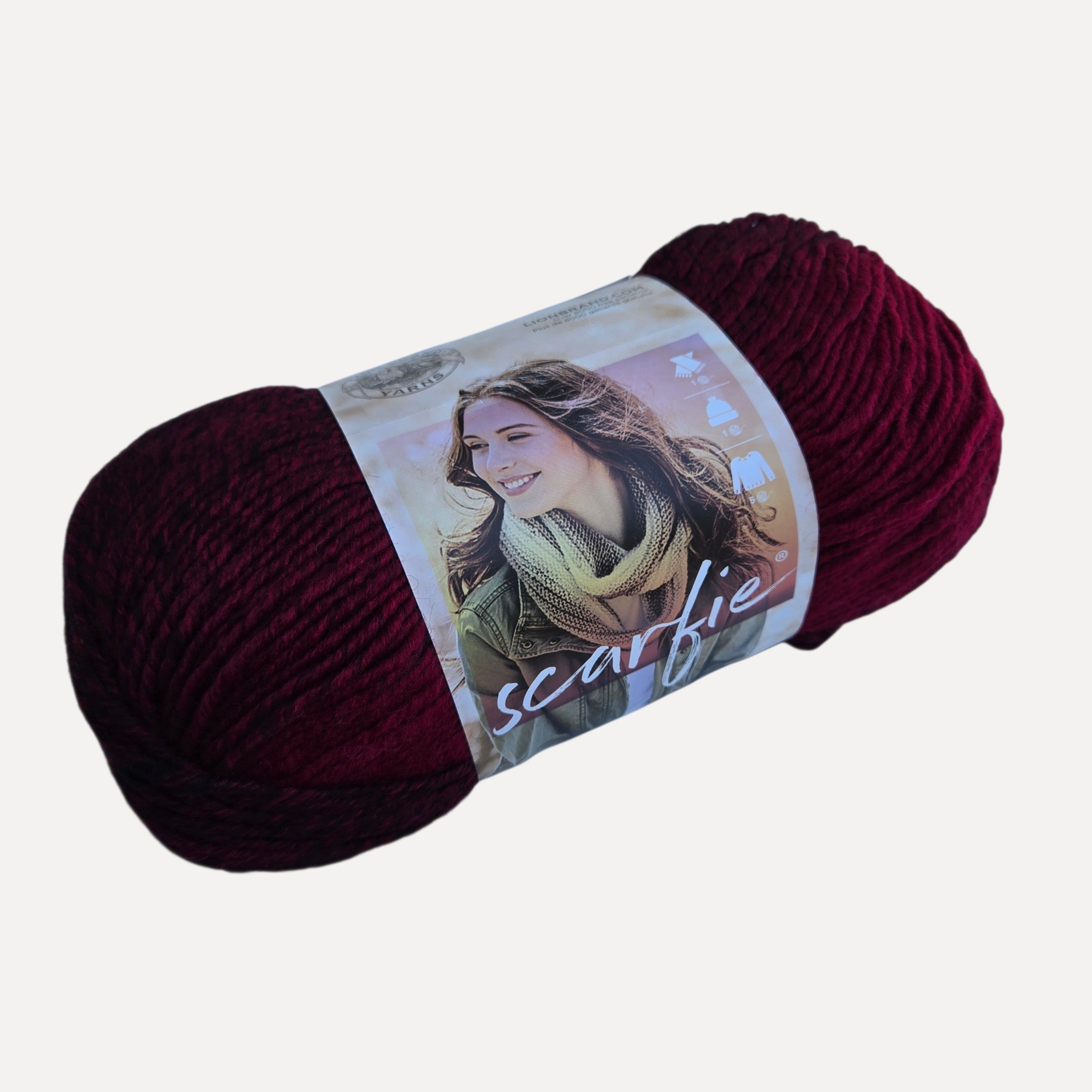 Lion Brand Scarfie Yarn Soft Ombré Wool Blend