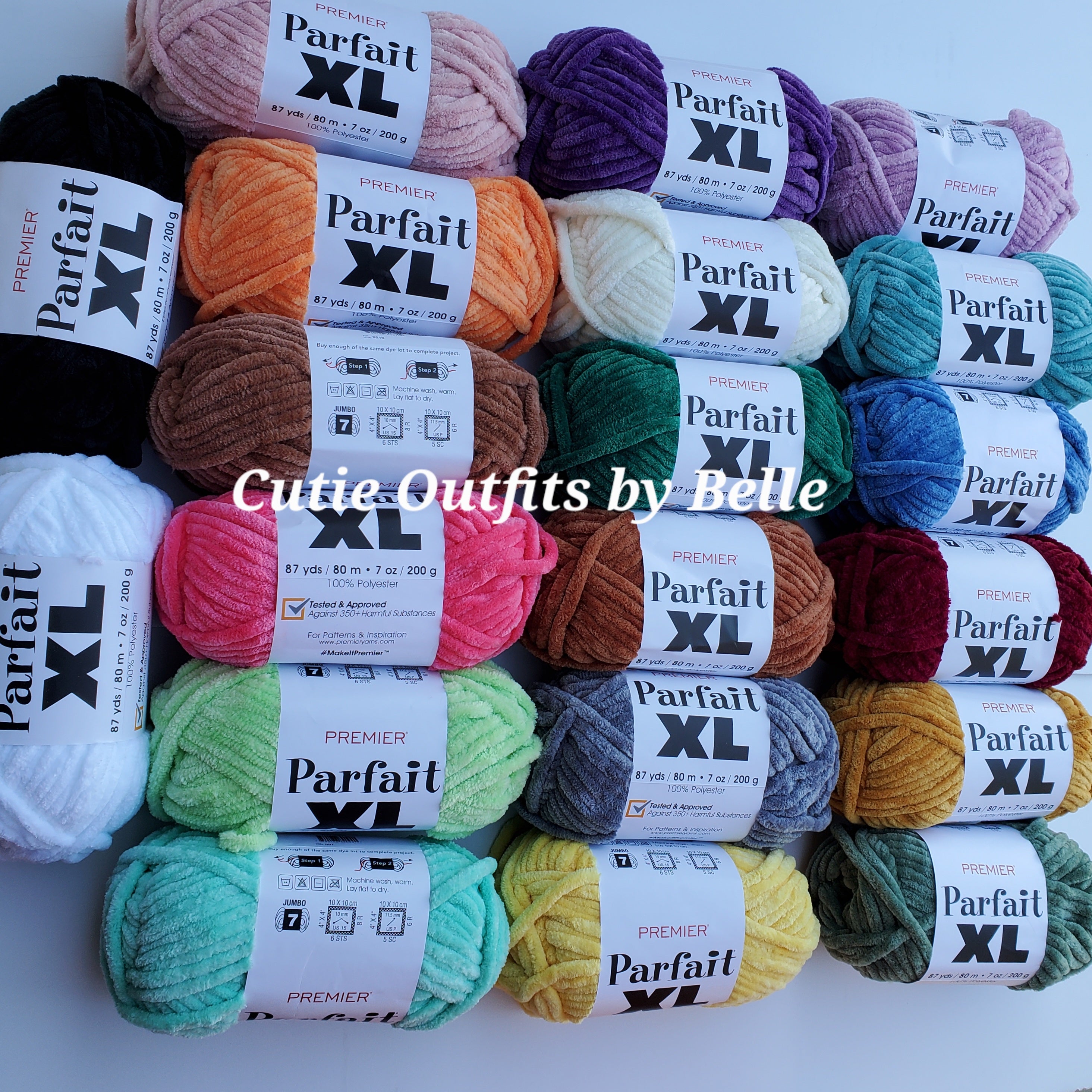 PARFAIT XL JUMBO PREMIER YARNS, Knitting Chunky Yarn, Crochet