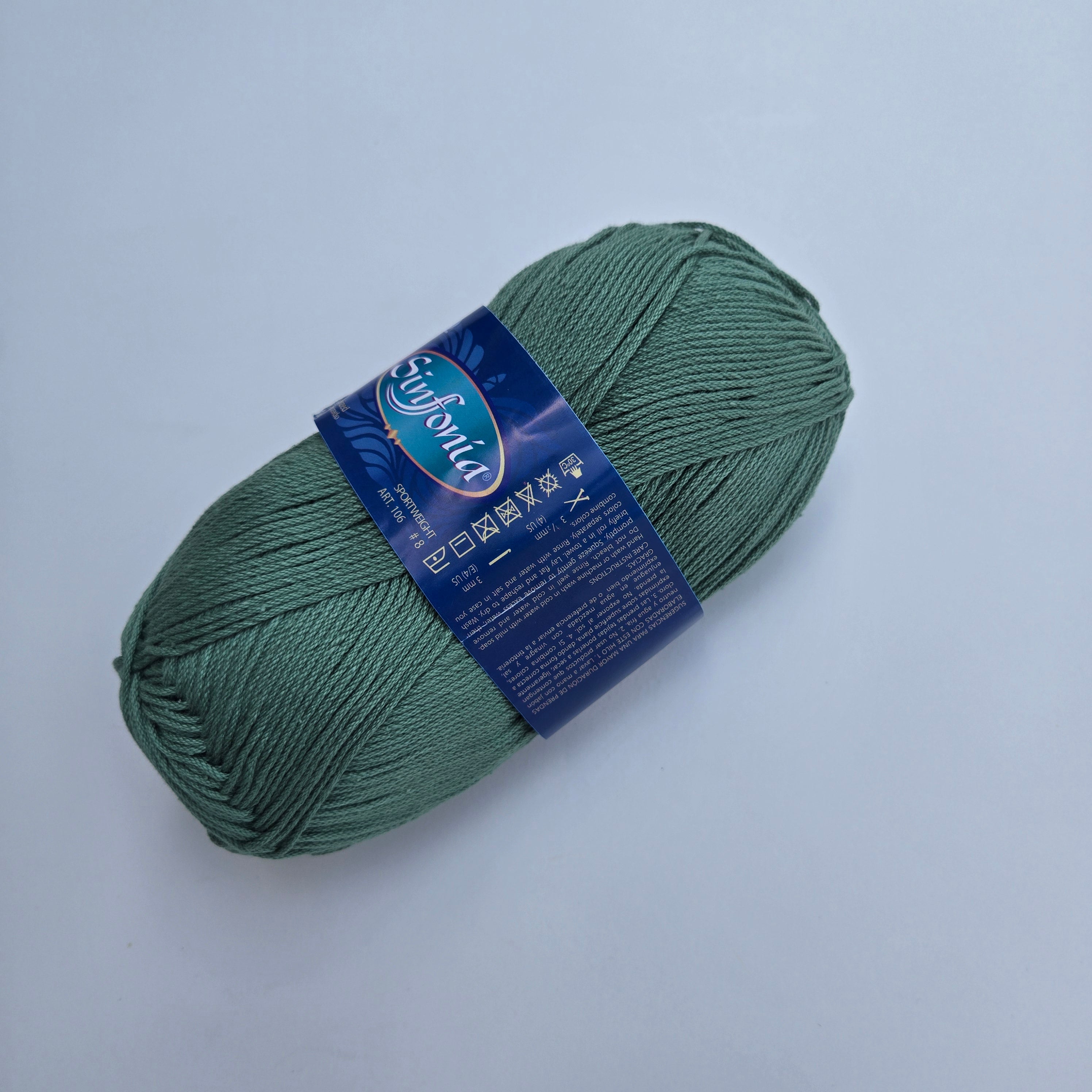 Omega Sinfonia Cotton Yarn, Soft Cotton Yarn, Dk Yarn, Knitting Yarn, Crochet Cotton Yarn, Crochet Yarn,  Sportweight Lightweight, Omega Yarns