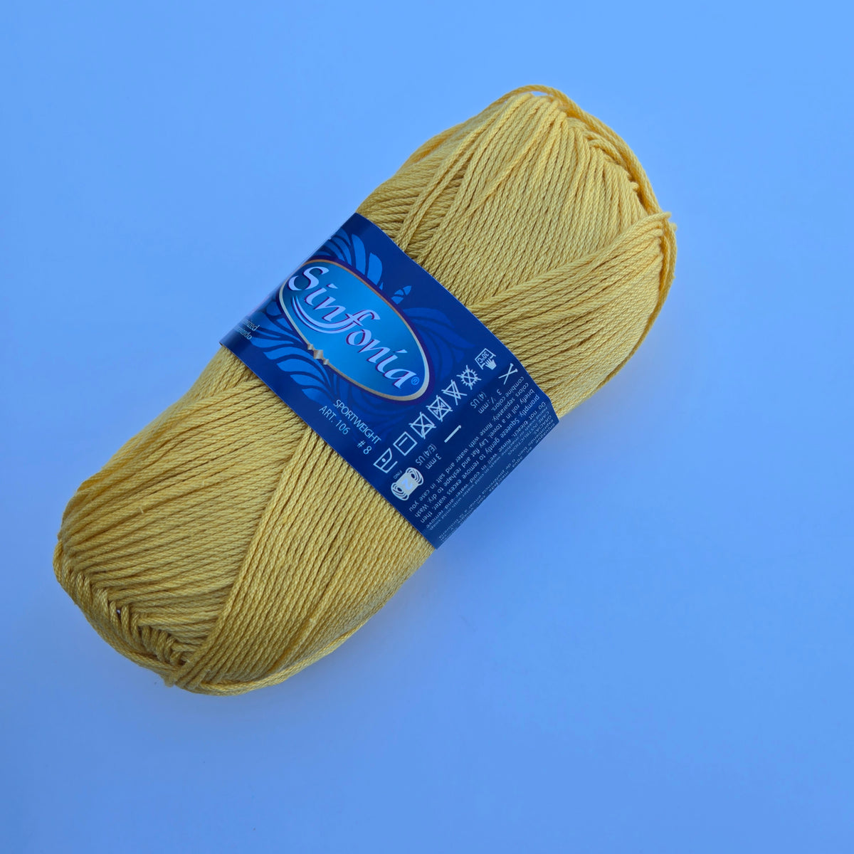 VARIEGATED and Solids Sinfonia Cotton Yarn,  Crochet Knitting Yarn, DK Sportweight