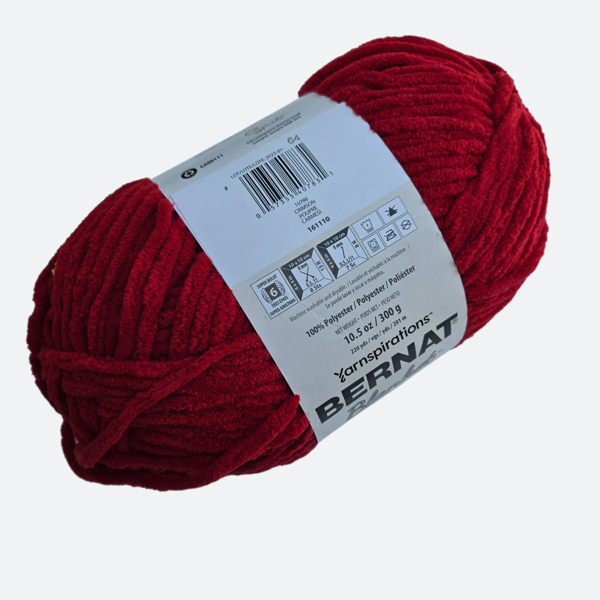 Bernat Blanket Crimson 10.5 oz, Super Bulky #6 Polyester Yarn