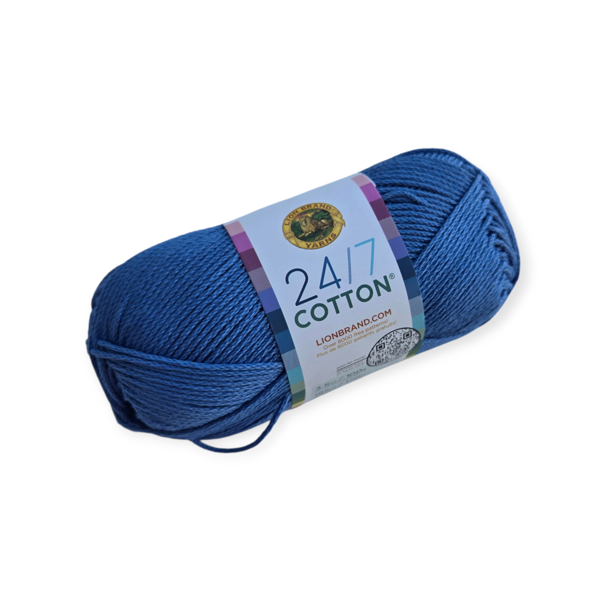 24/7 Cotton Yarn, Mercerized Lion Brand Cotton Yarn
