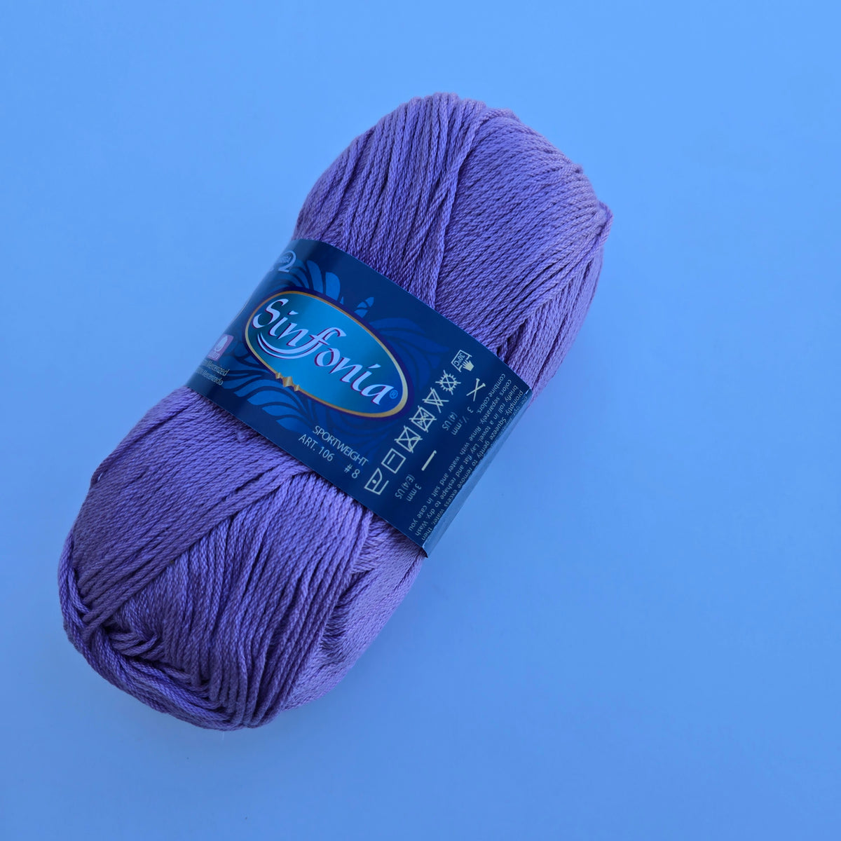 VARIEGATED and Solids Sinfonia Cotton Yarn,  Crochet Knitting Yarn, DK Sportweight