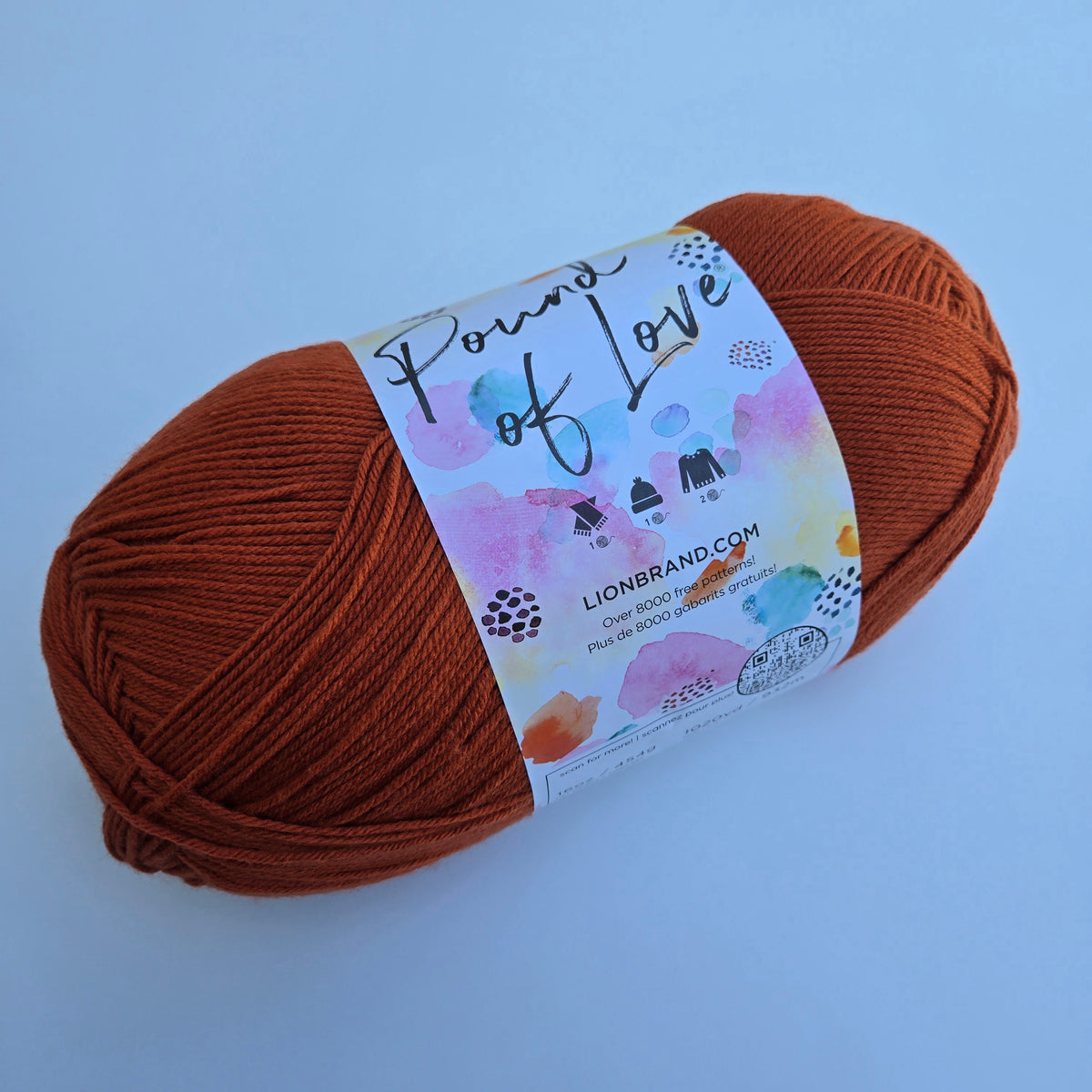 Pound of Love Lion Brand Yarn, Worsted Weight Yarn, CHOOSE Color