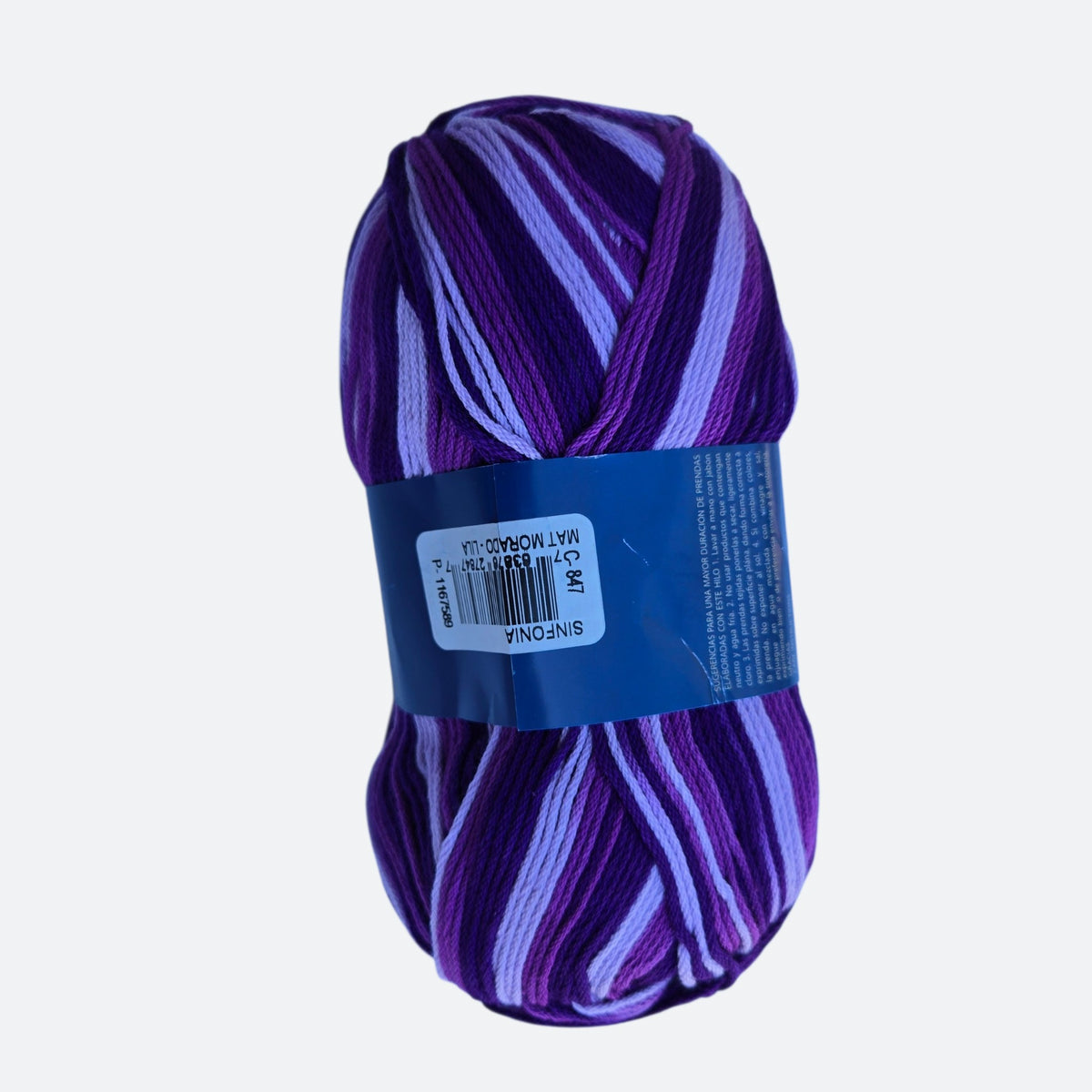 Variegated Purple Lilac 847 Sinfonia Cotton Yarn