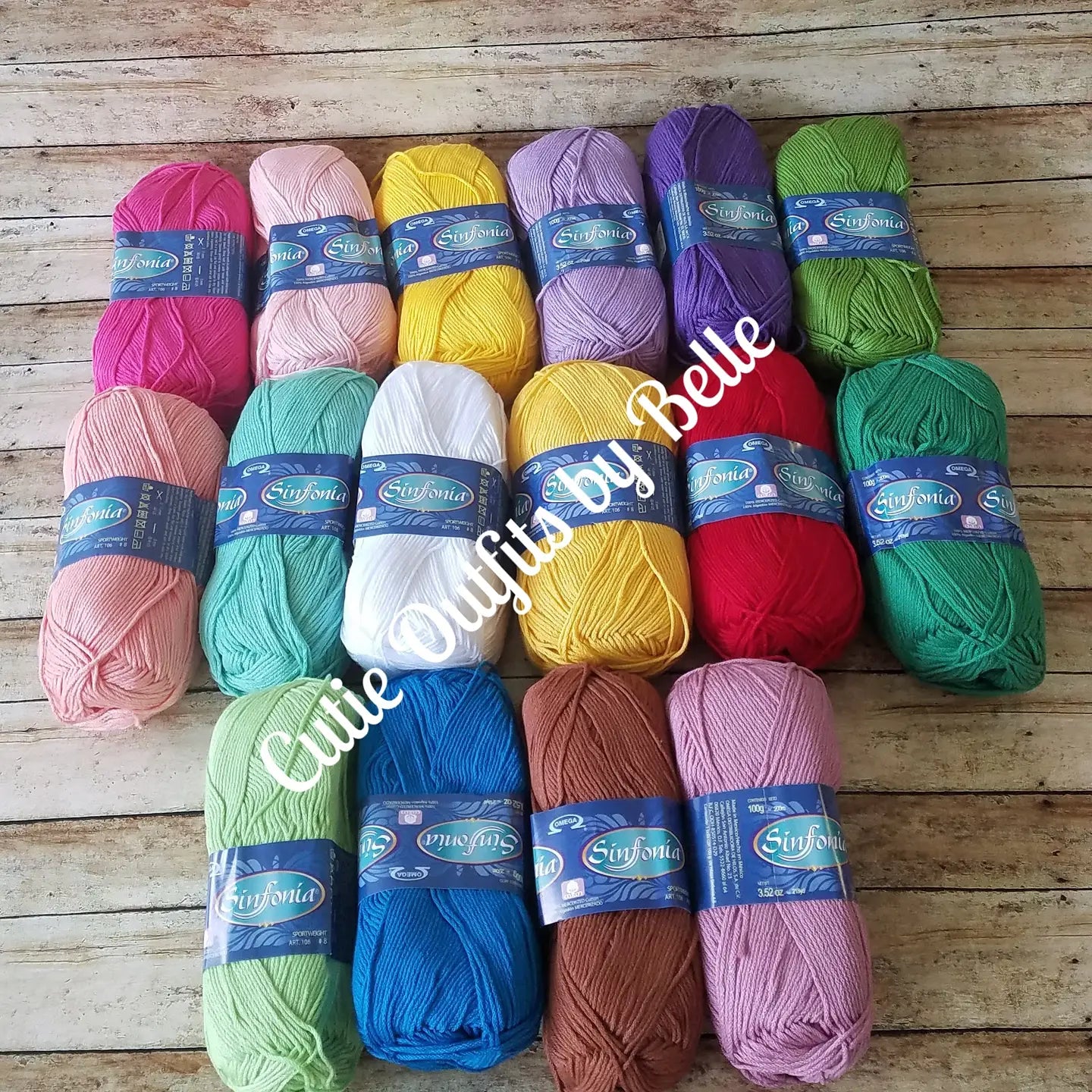 SINFONIA Cotton Yarn, Mercerized Sportweight Cotton Yarn