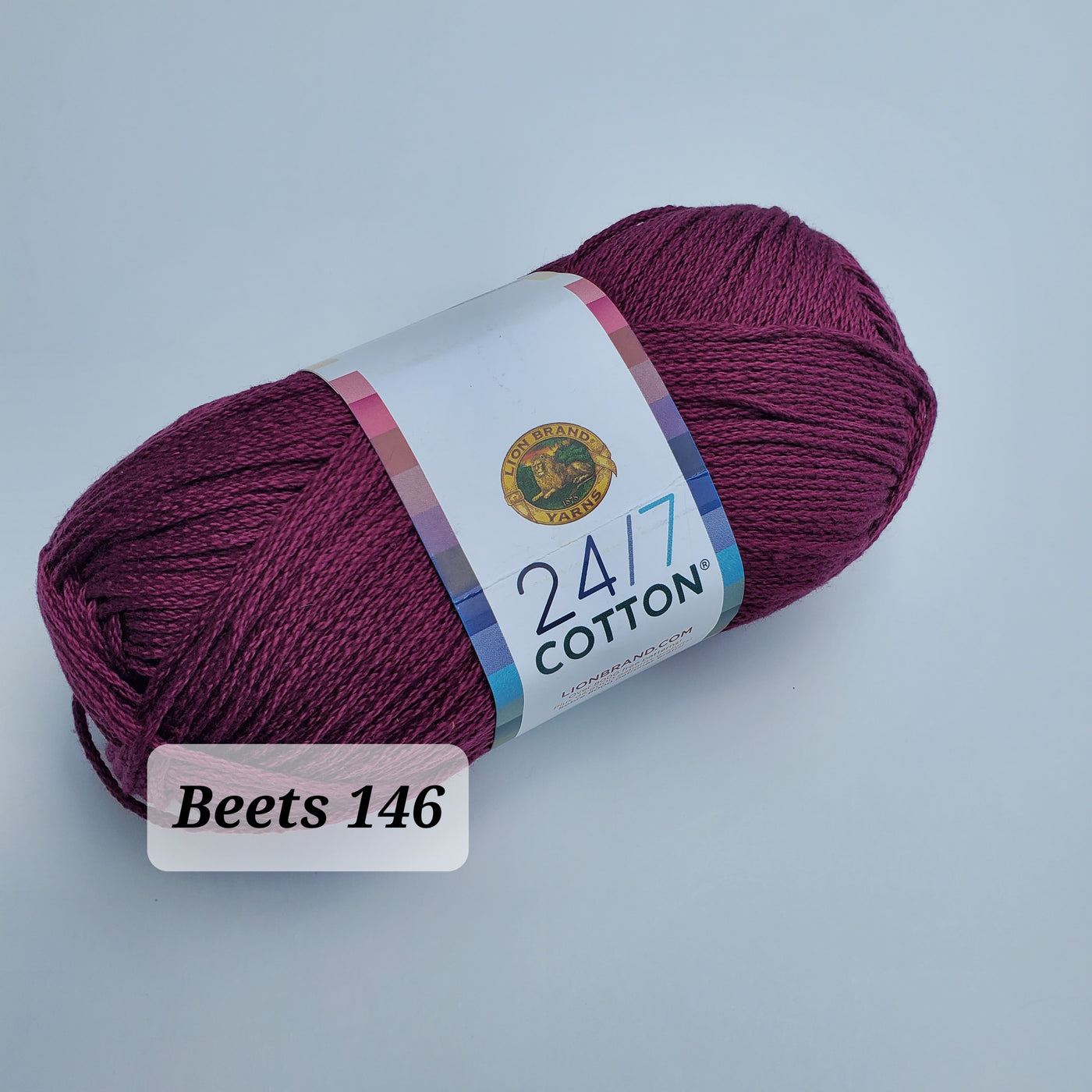 24/7 Cotton Yarn, Mercerized Lion Brand Cotton Yarn