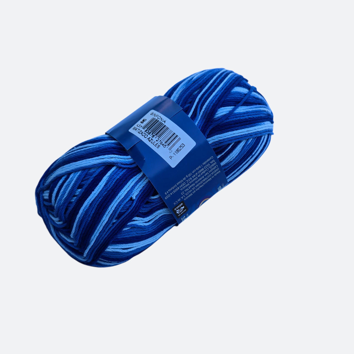 Variegated Blue Sinfonia Cotton Yarn