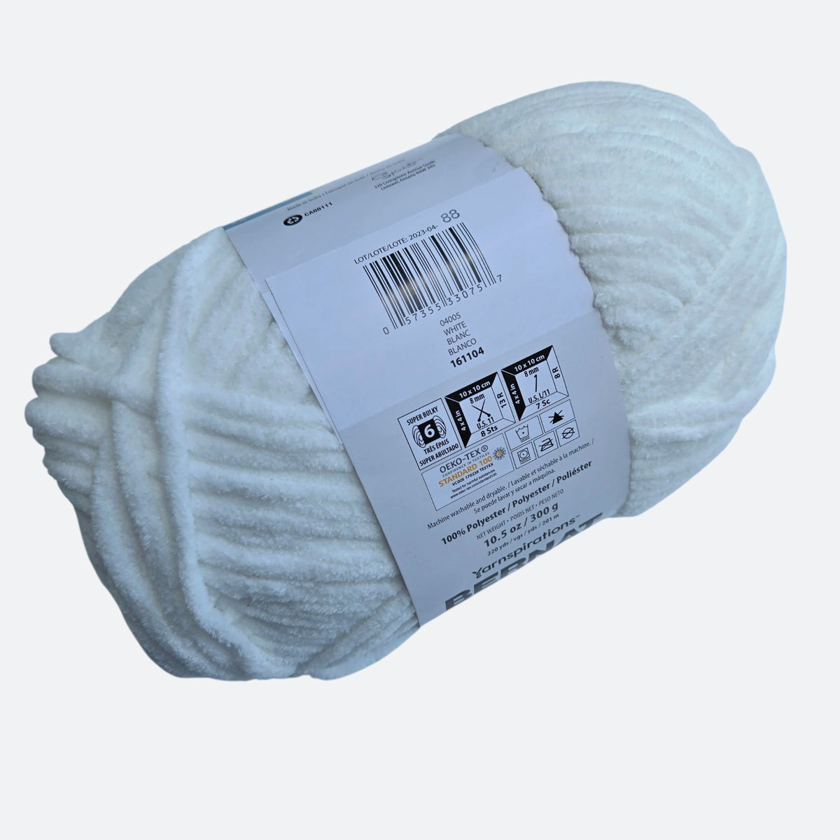 Bernat Baby Yarn White – Super Bulky 300g