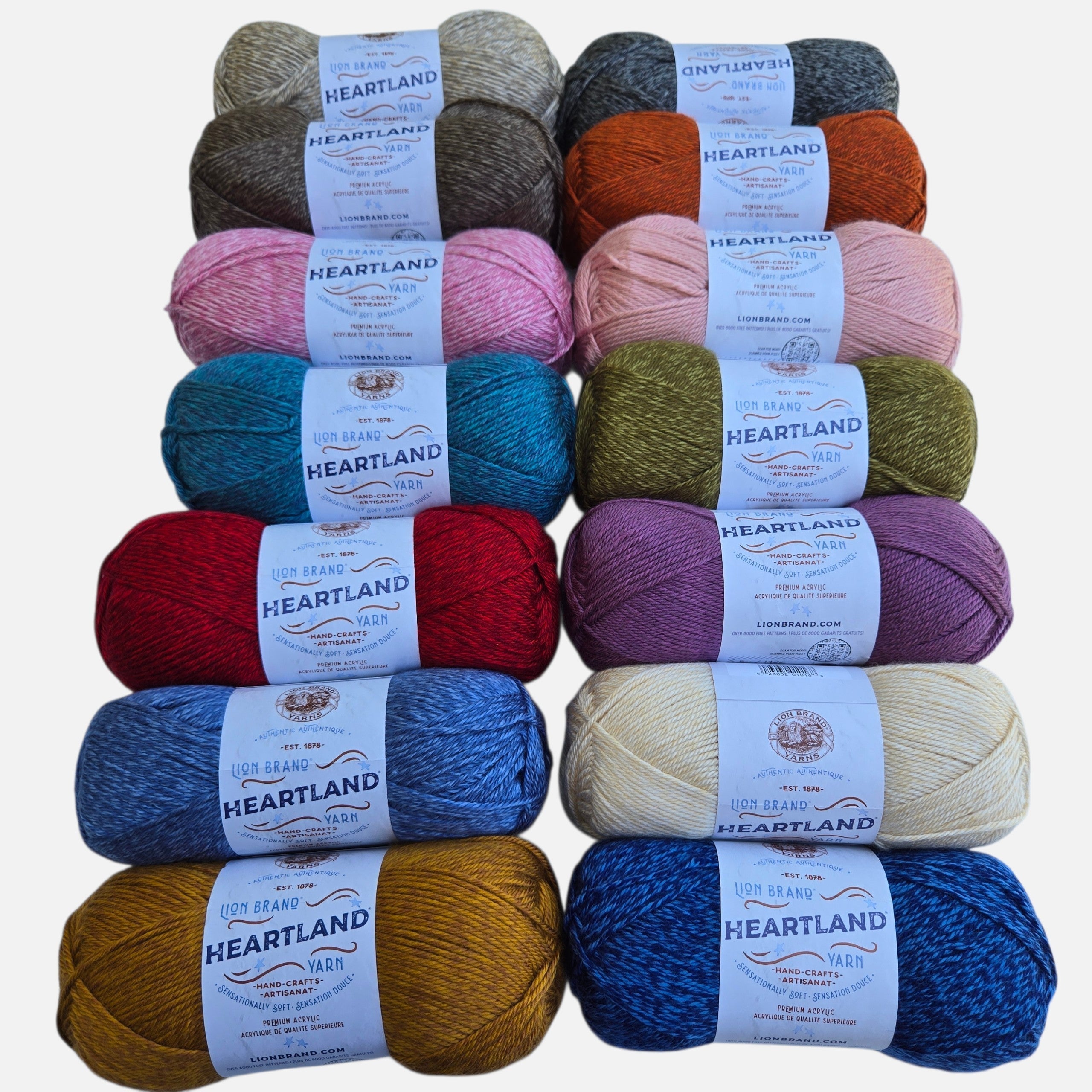 Lion Brand Heartland Yarn – Premium Acrylic