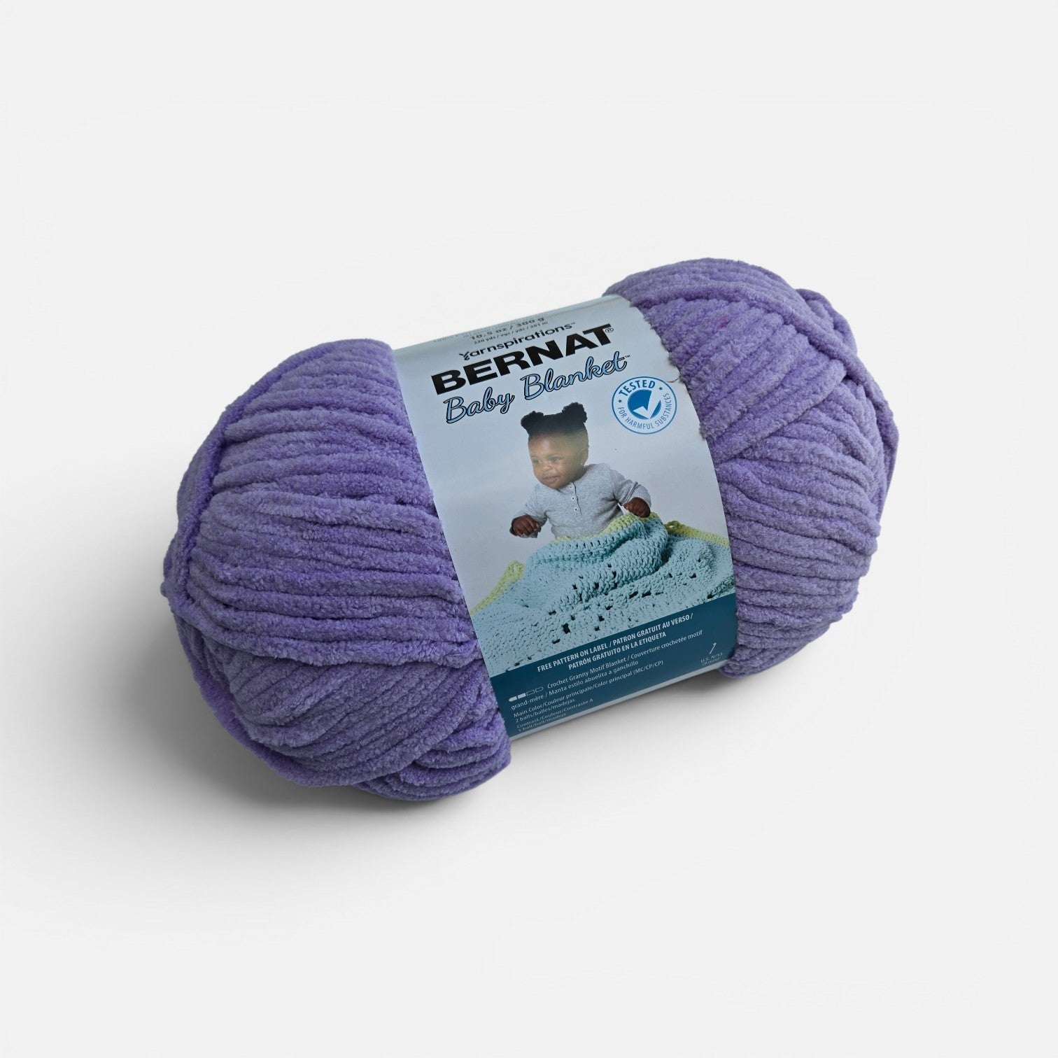 Bernat Baby Blanket Yarn – Super Bulky #6 Chenille Yarn | Ultra Soft Polyester Yarn for Knitting, Crochet & Blankets.