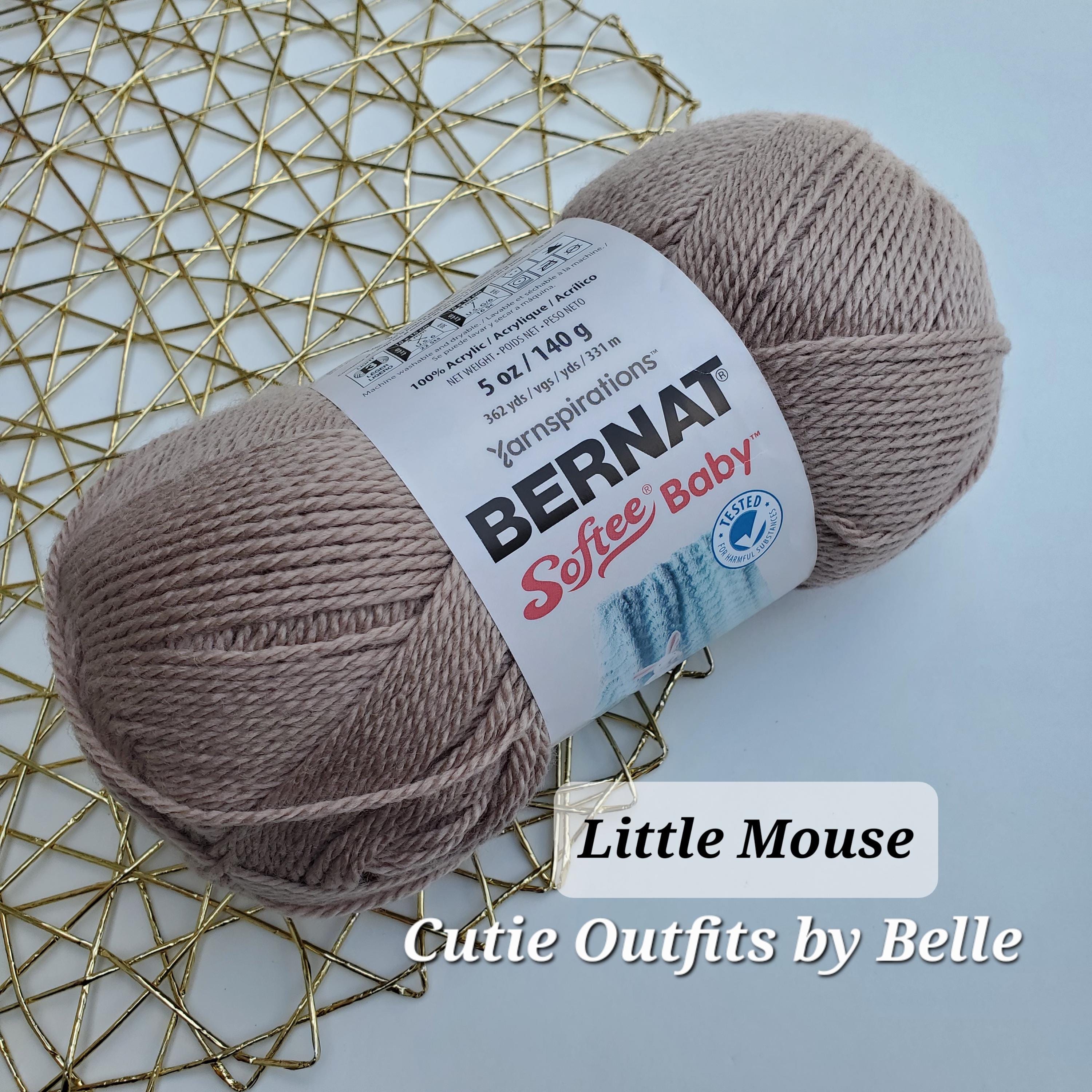 Bernat Softee Baby Yarn,  5oz/140g Acrylic Light Weight Yarn