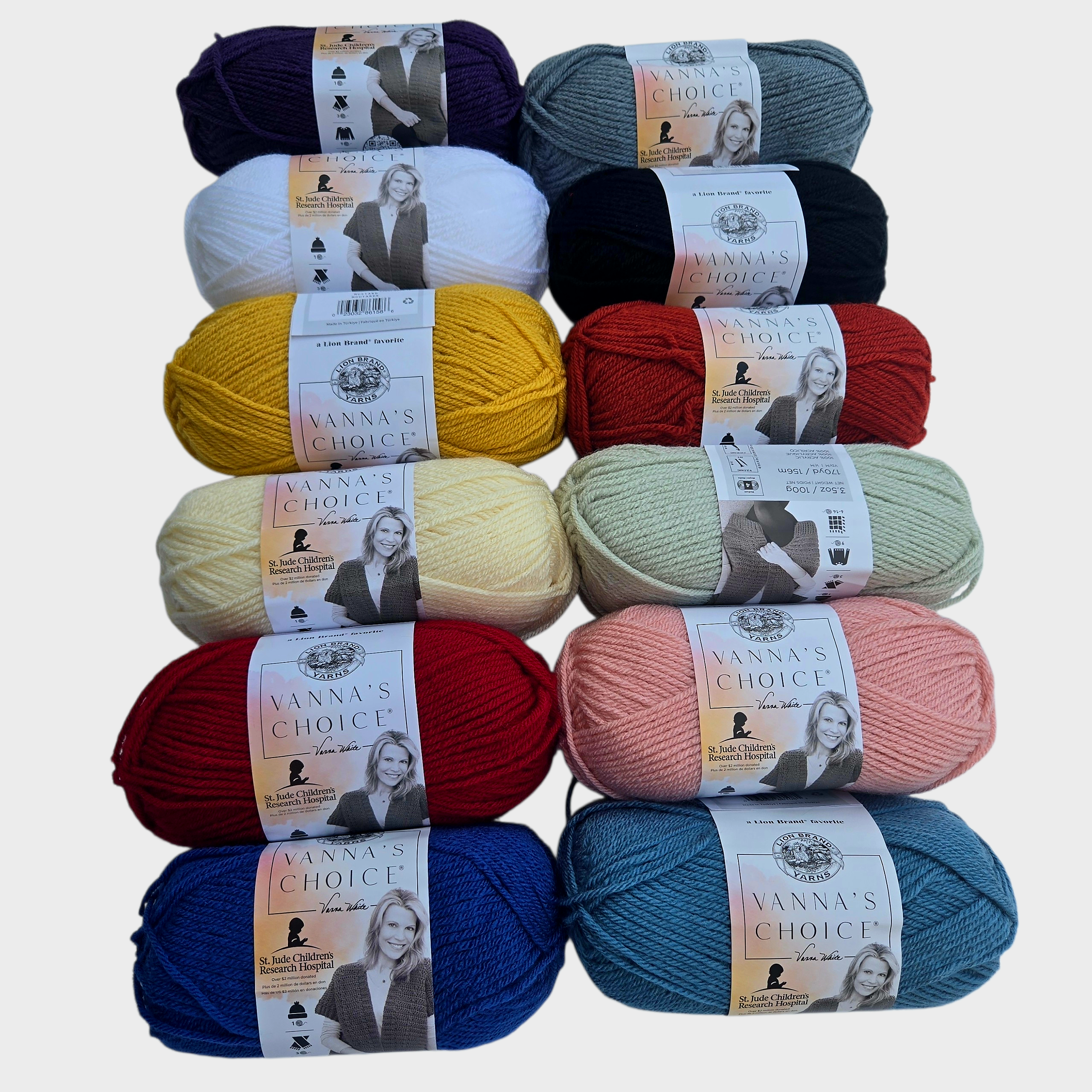 Vanna's Choice Yarn, Worsted Weight Yarn,  Lion Brand Crochet & Knitting