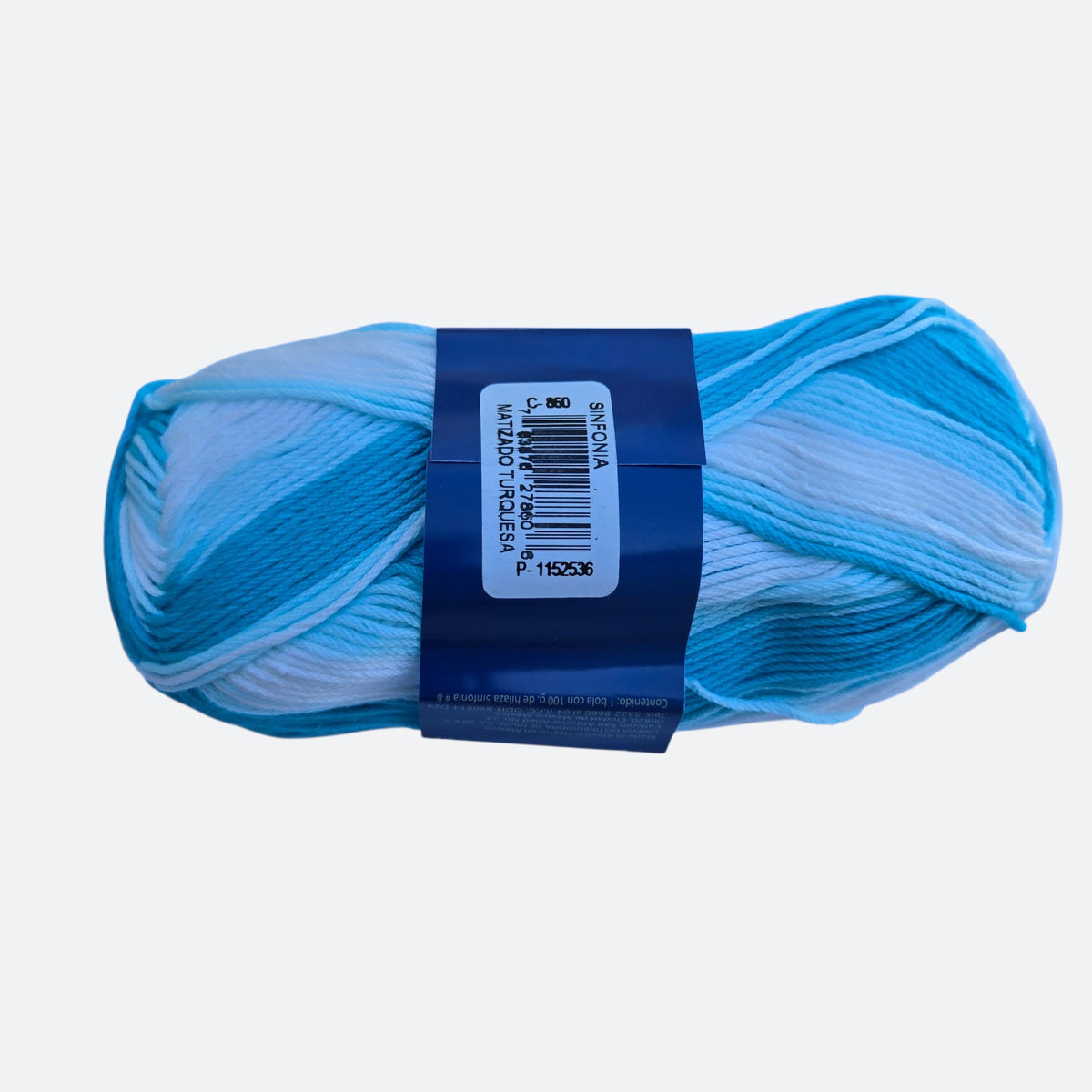 Variegated Turquoise 860 Sinfonia Cotton Yarn